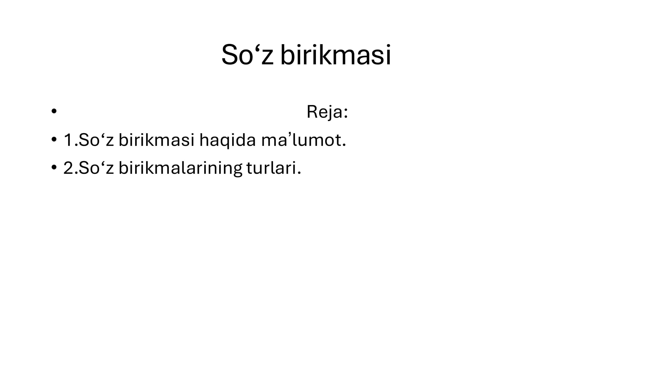 so'z birikmasi 1