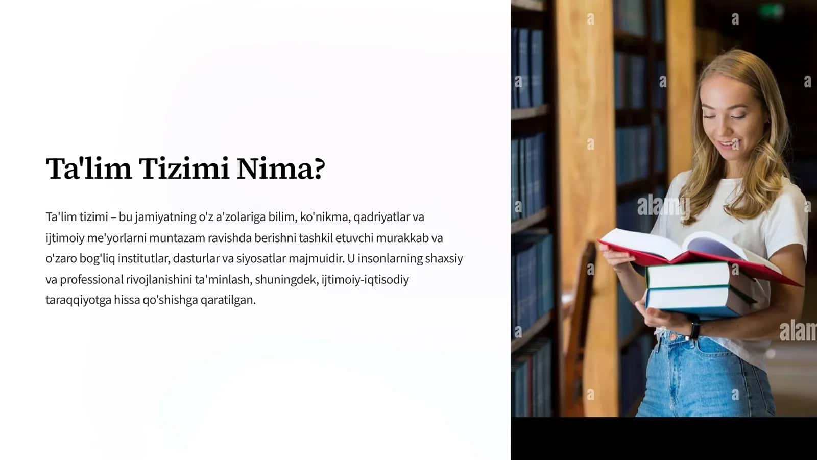 Ta'lim Tizimi Nima 1