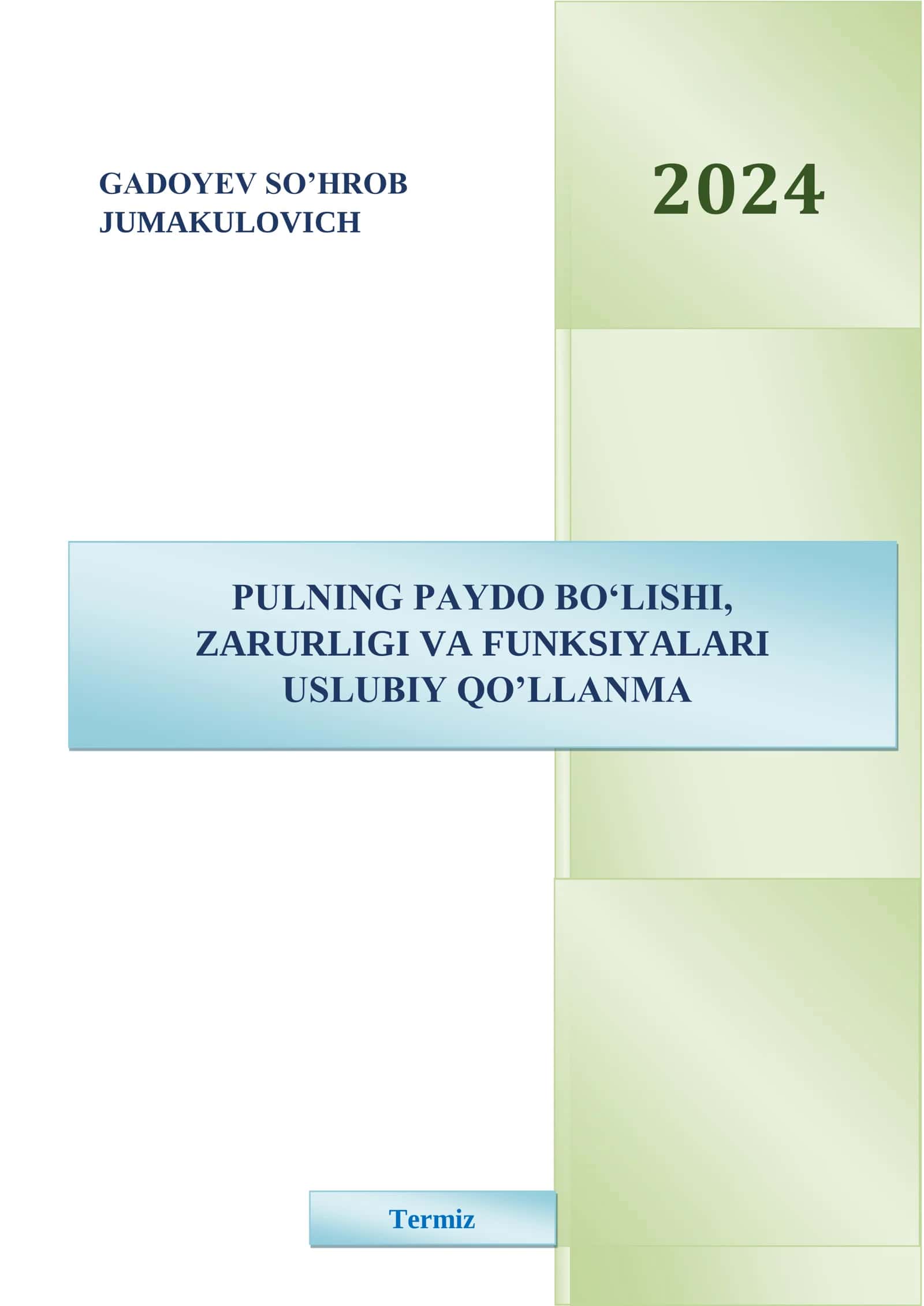 PUL EVOLUTSIYASI 1