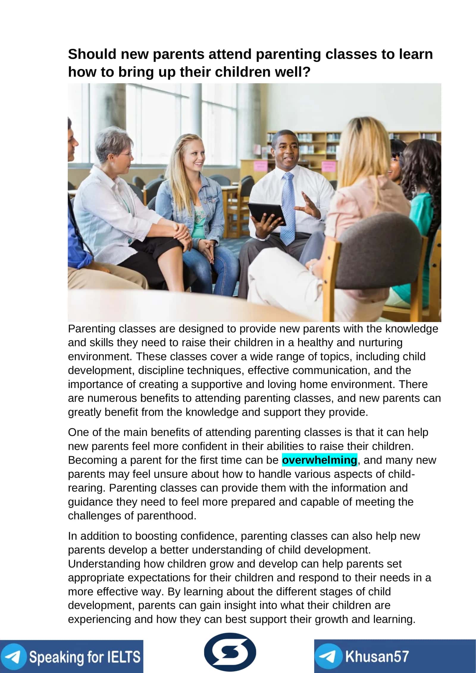 Parenting Classes 1