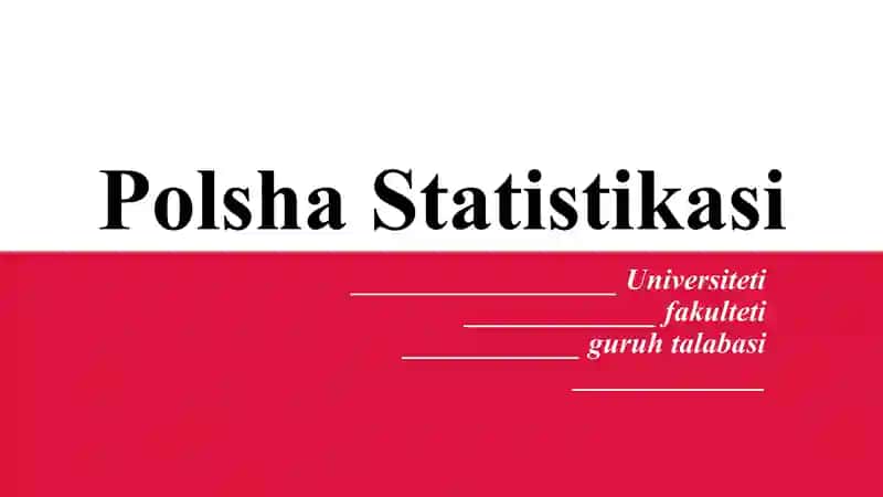 Polsha Statistikasi