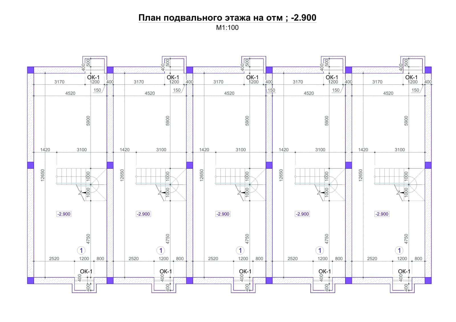 План подвального этажа 1