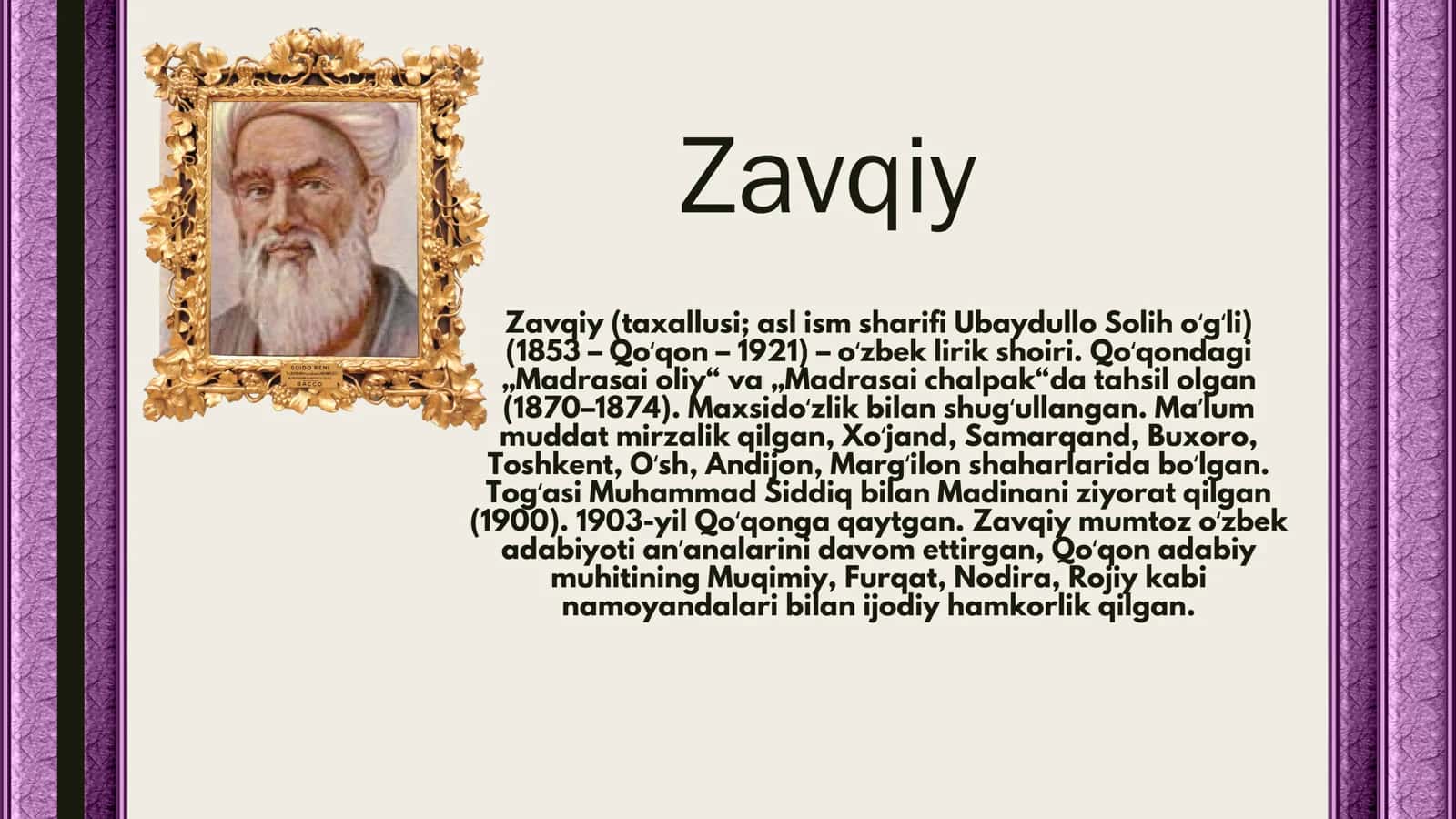 Zavqiy 1