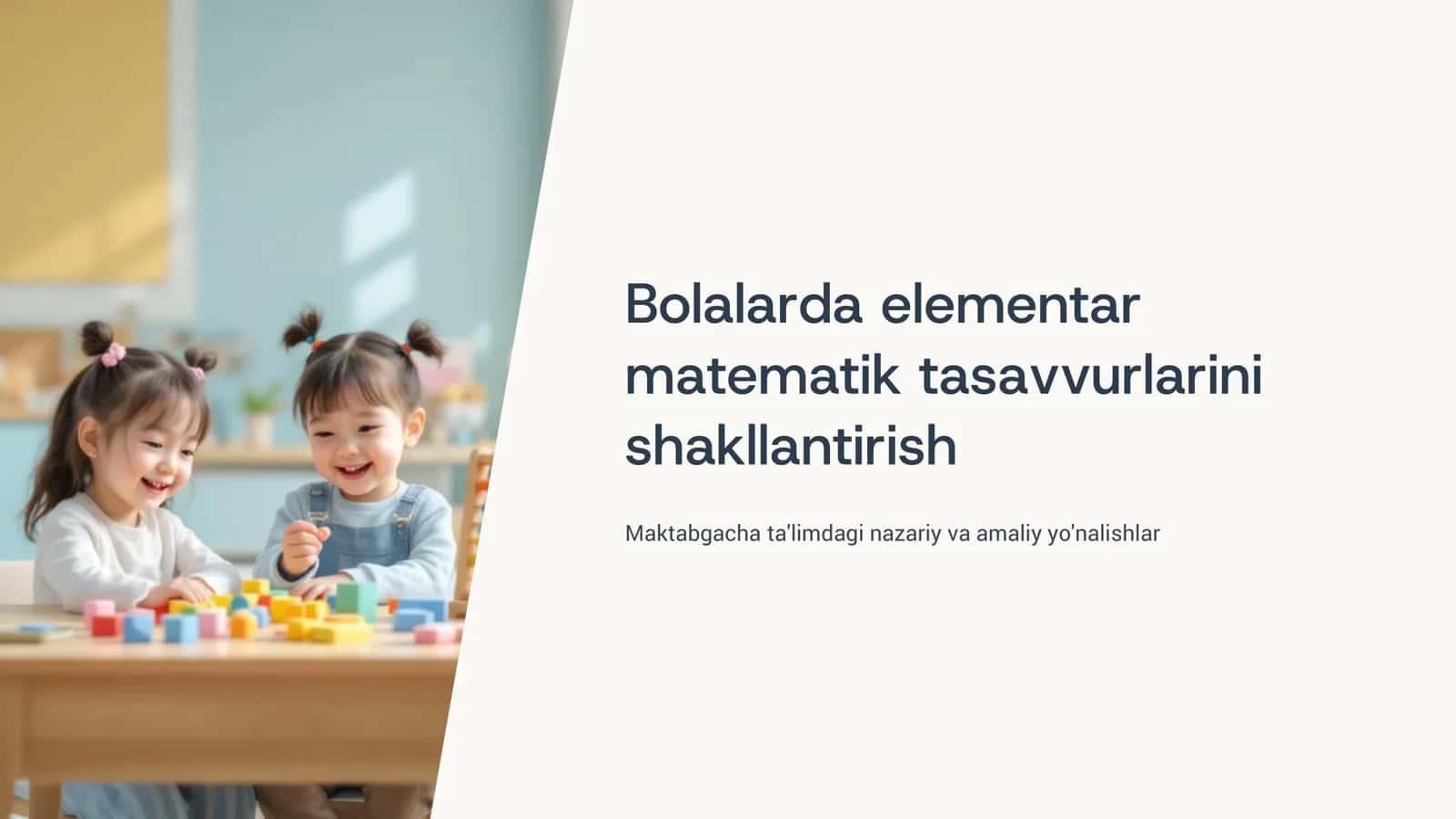 Elementar matematik tasavvurlar 1