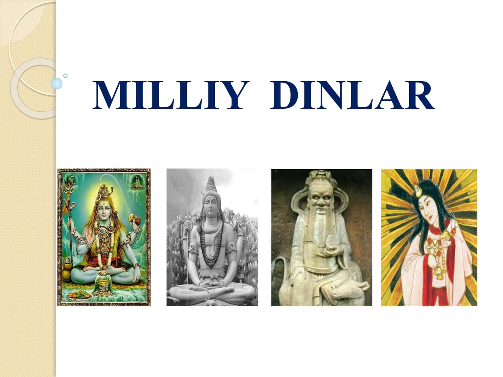 Milliy dinlar 1