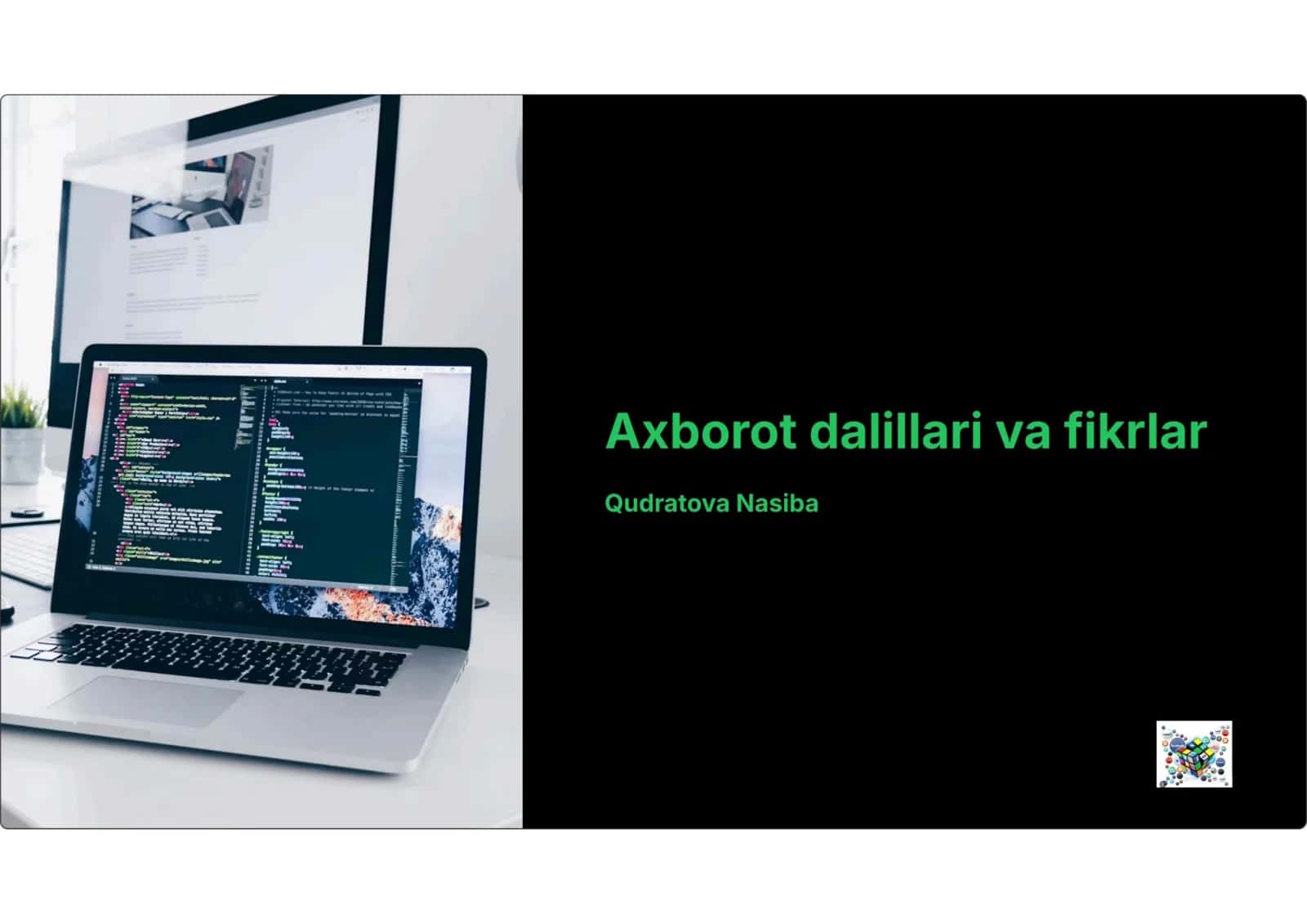 Axborot dalillar va fikrlar 1