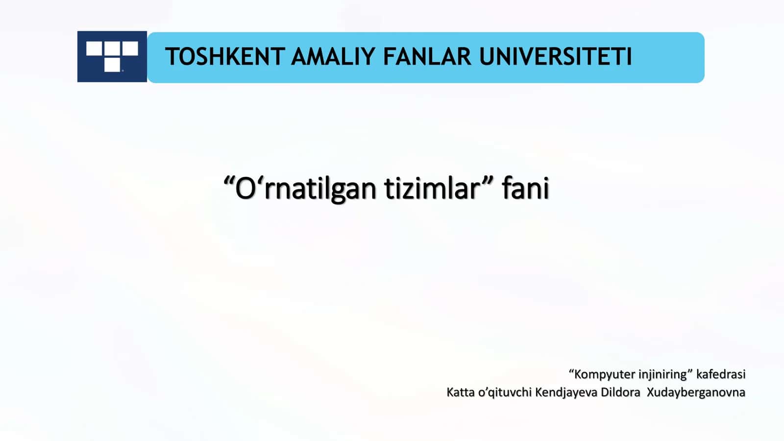 Axborotlarga parallel ishlov berish vositalari 1