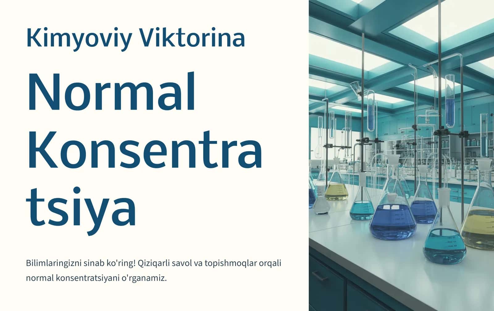 Kimyoviy Viktorina 1