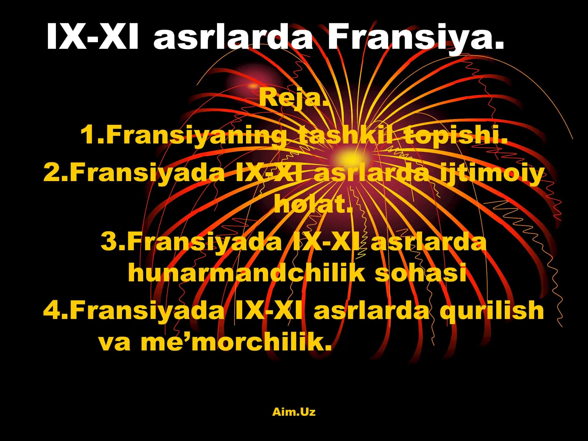 Fransiyada IX-XI asrlarda 1