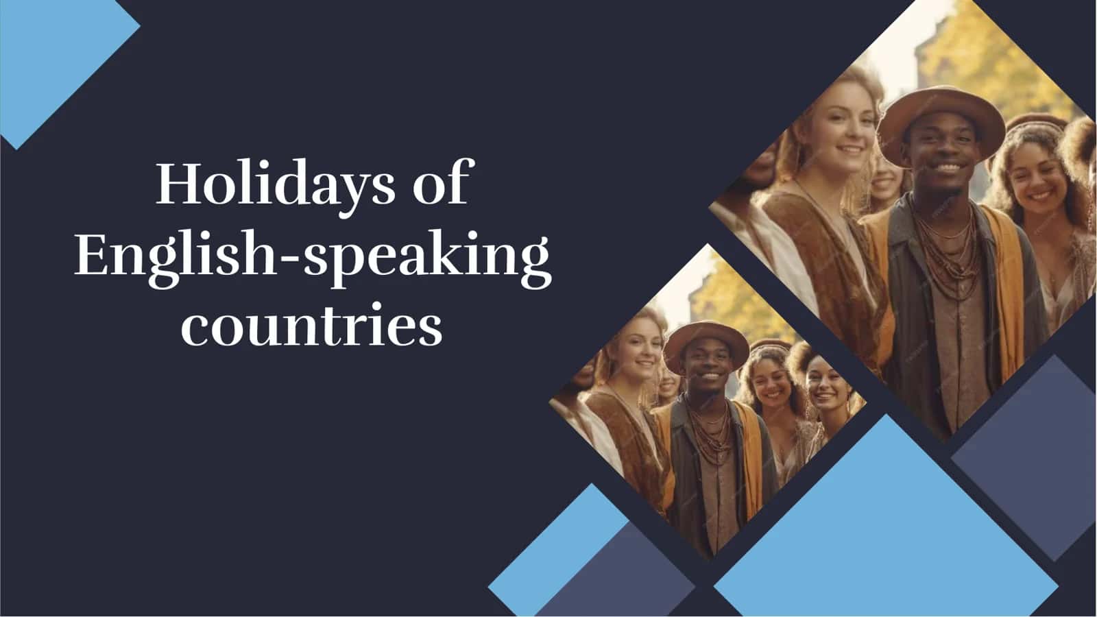 Holidays of English-speaking countries 1