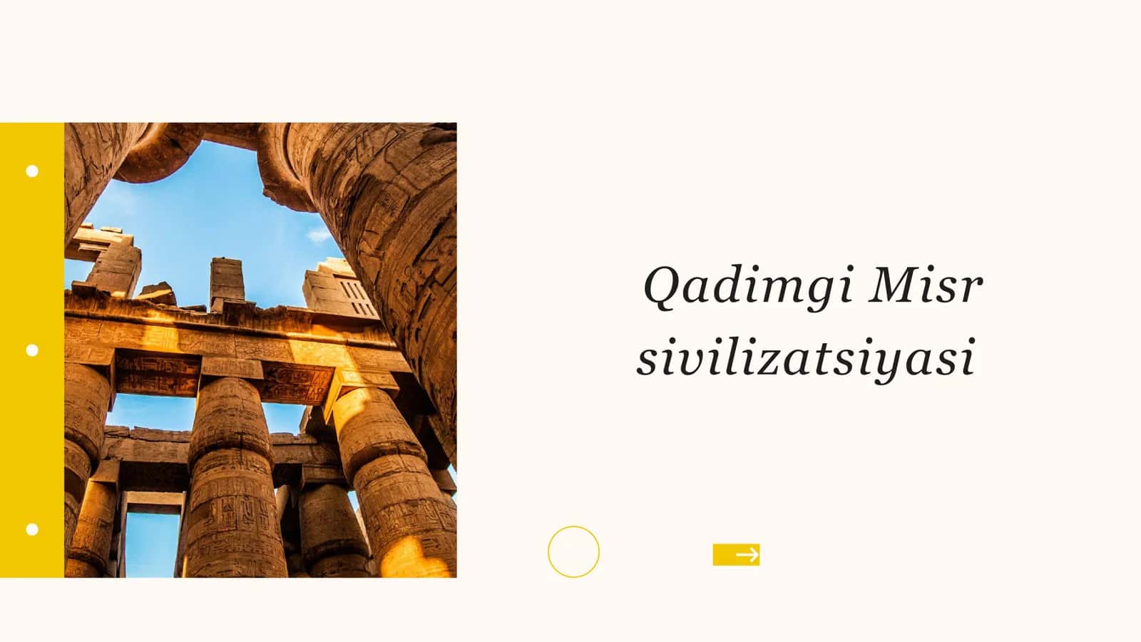 Qadimgi Misr sivilizatsiyasi 1