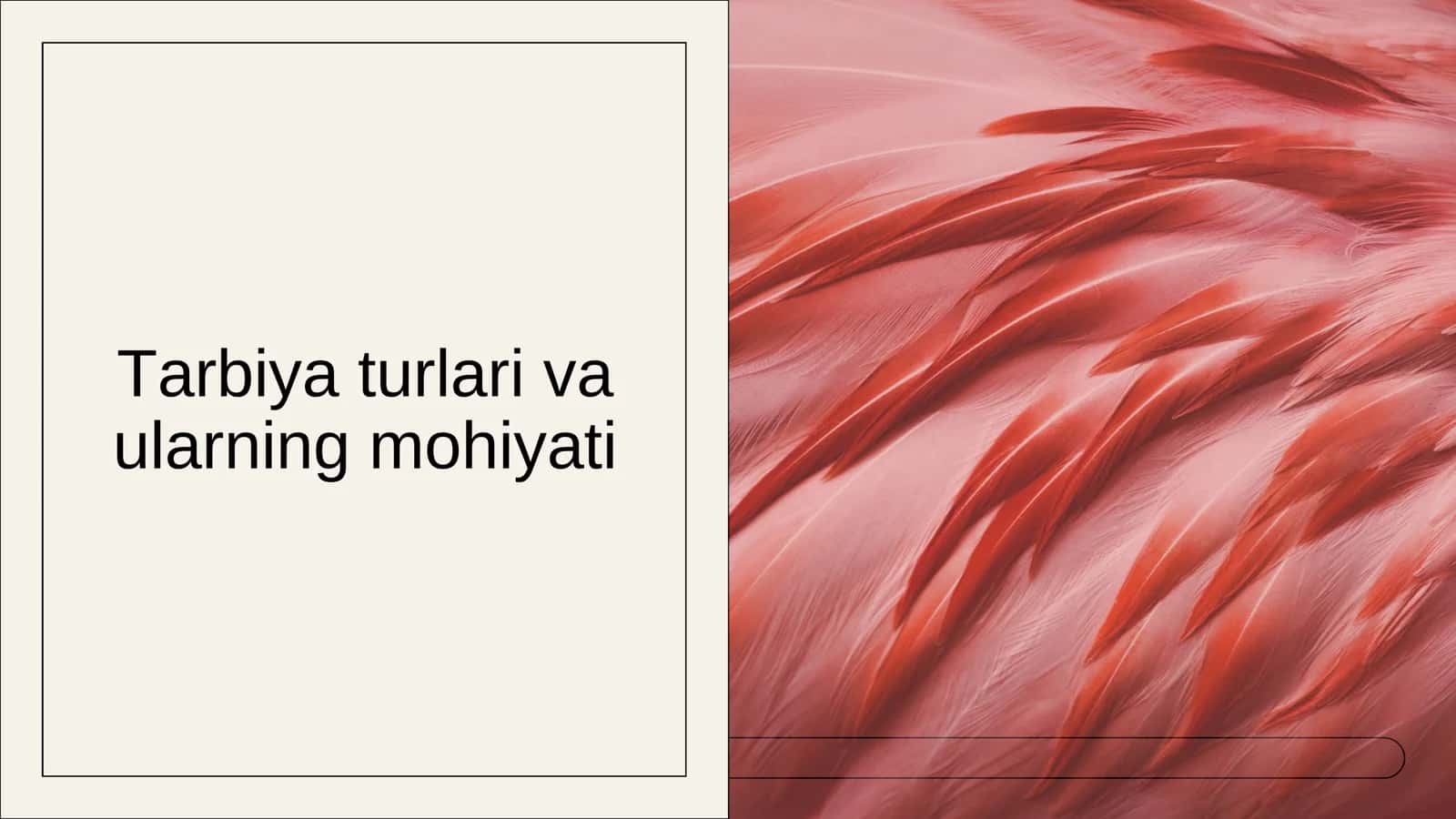 Tarbiya turlari va ularning mohiyati 1