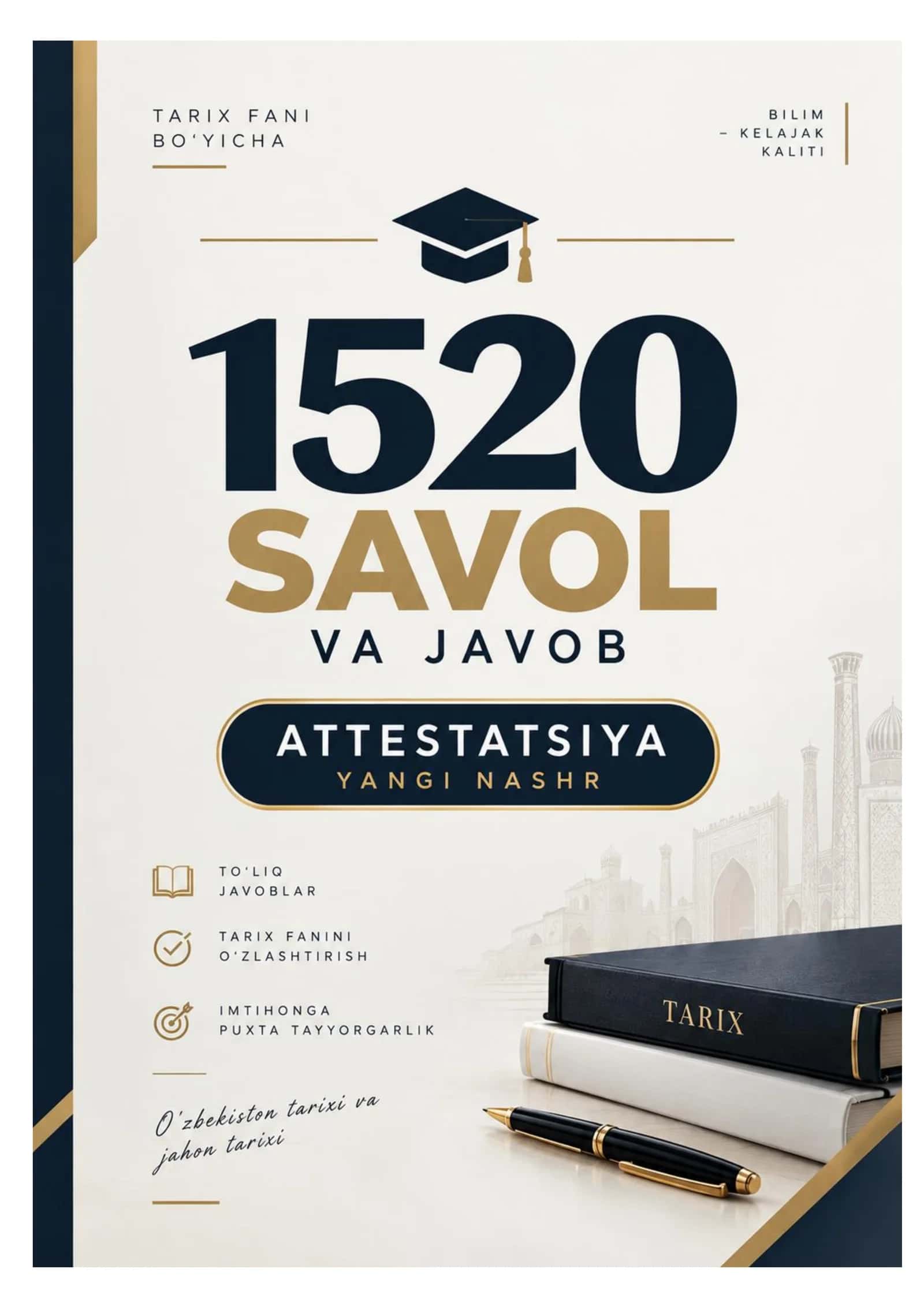 TARIX ATTESTATSIYA TESTLARI 1