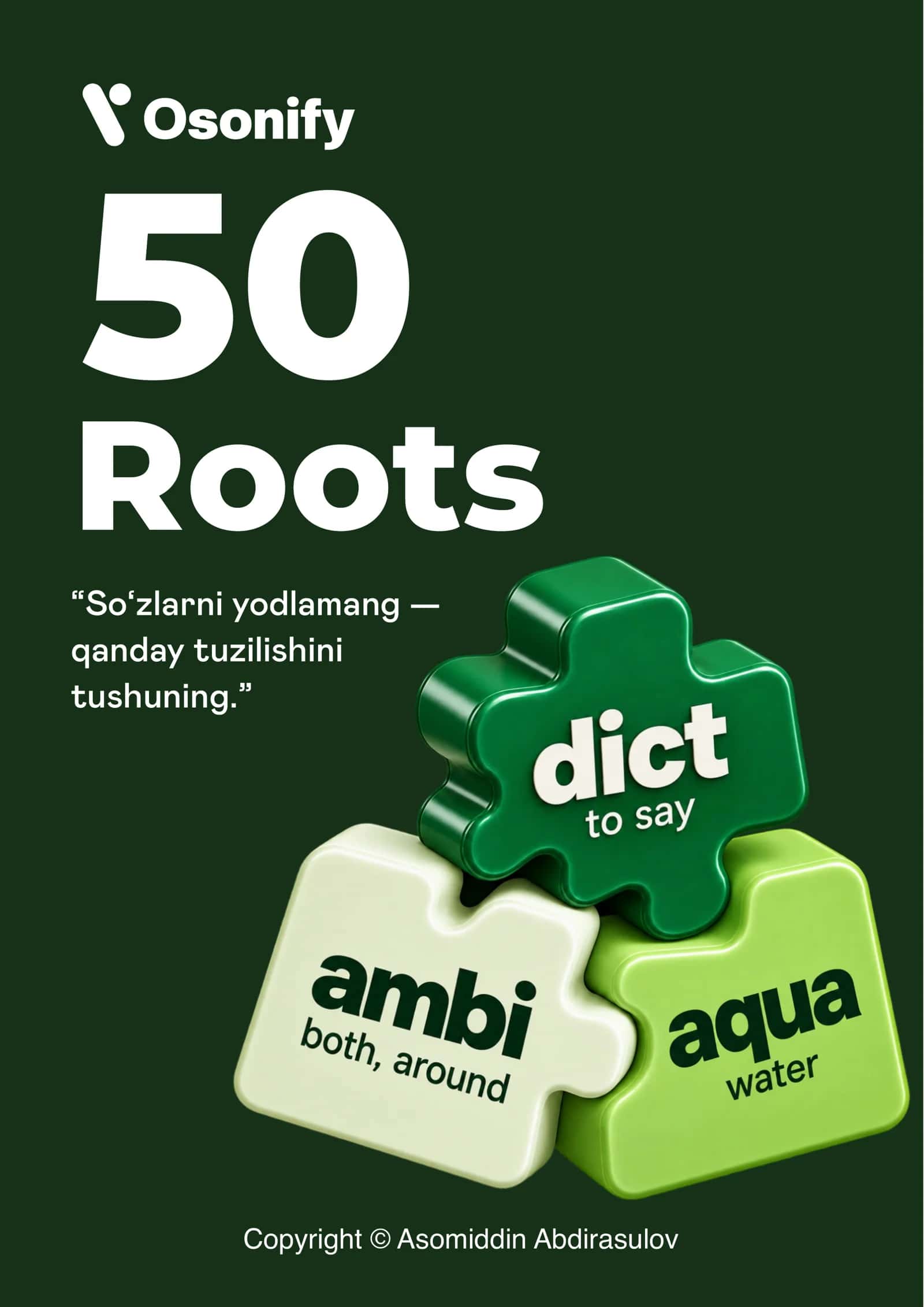 🟩 50 English Roots 1