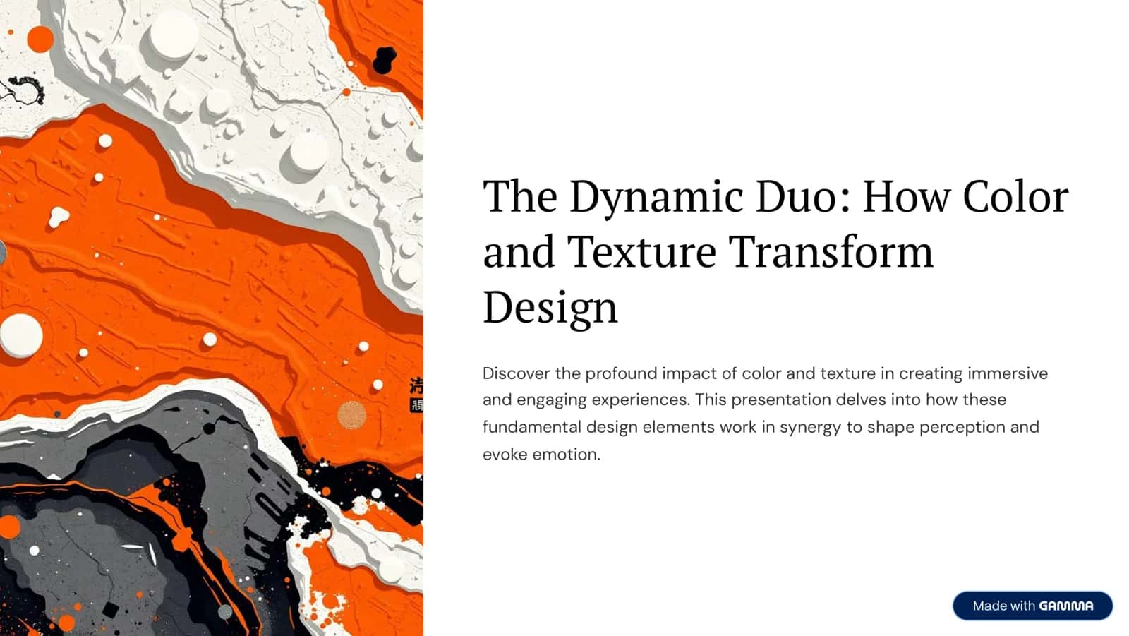 The Dynamic Duo: How Color and Texture Transform Design 1