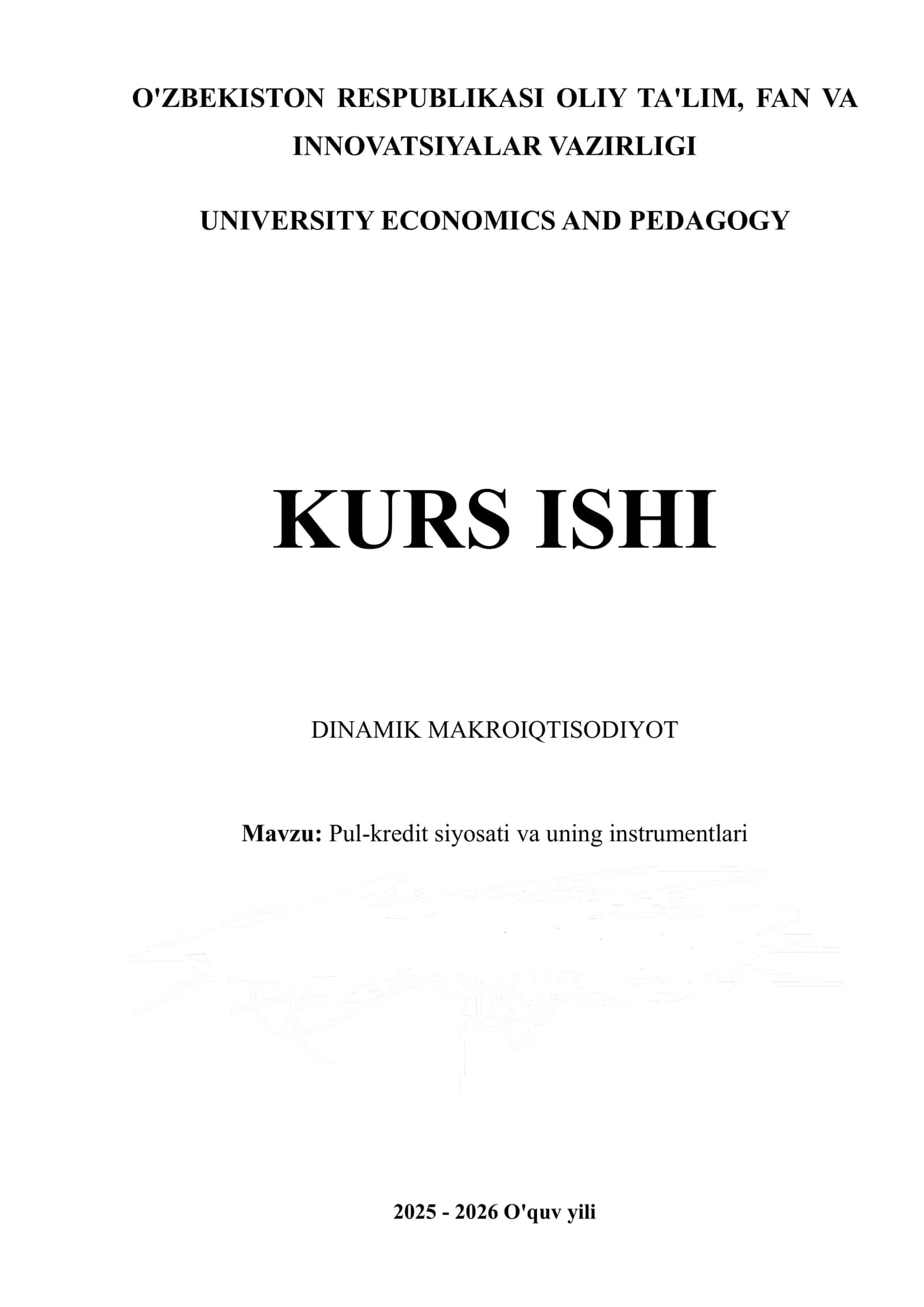 kurs ishi 1