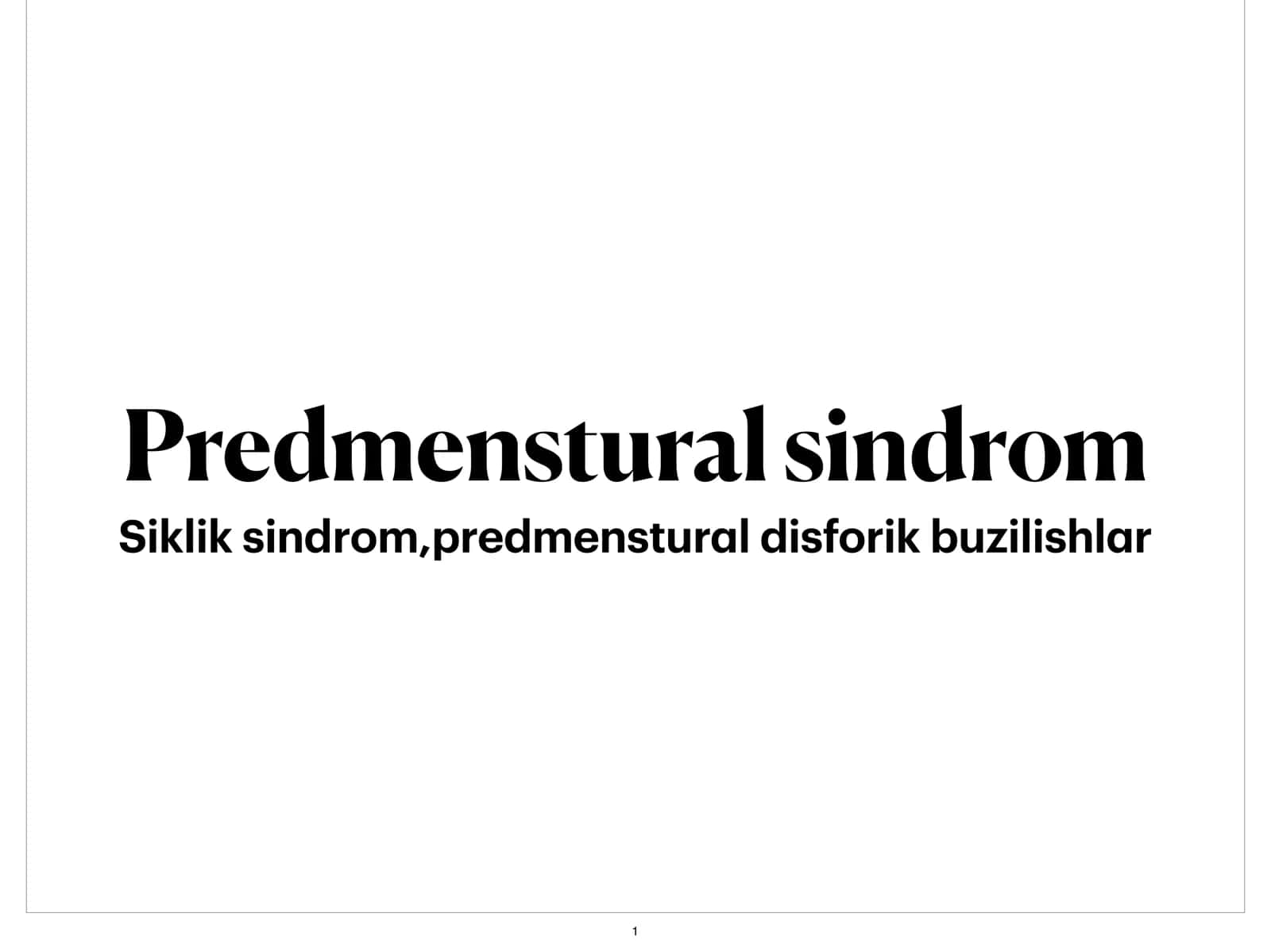 Predmenstural sindrom 1