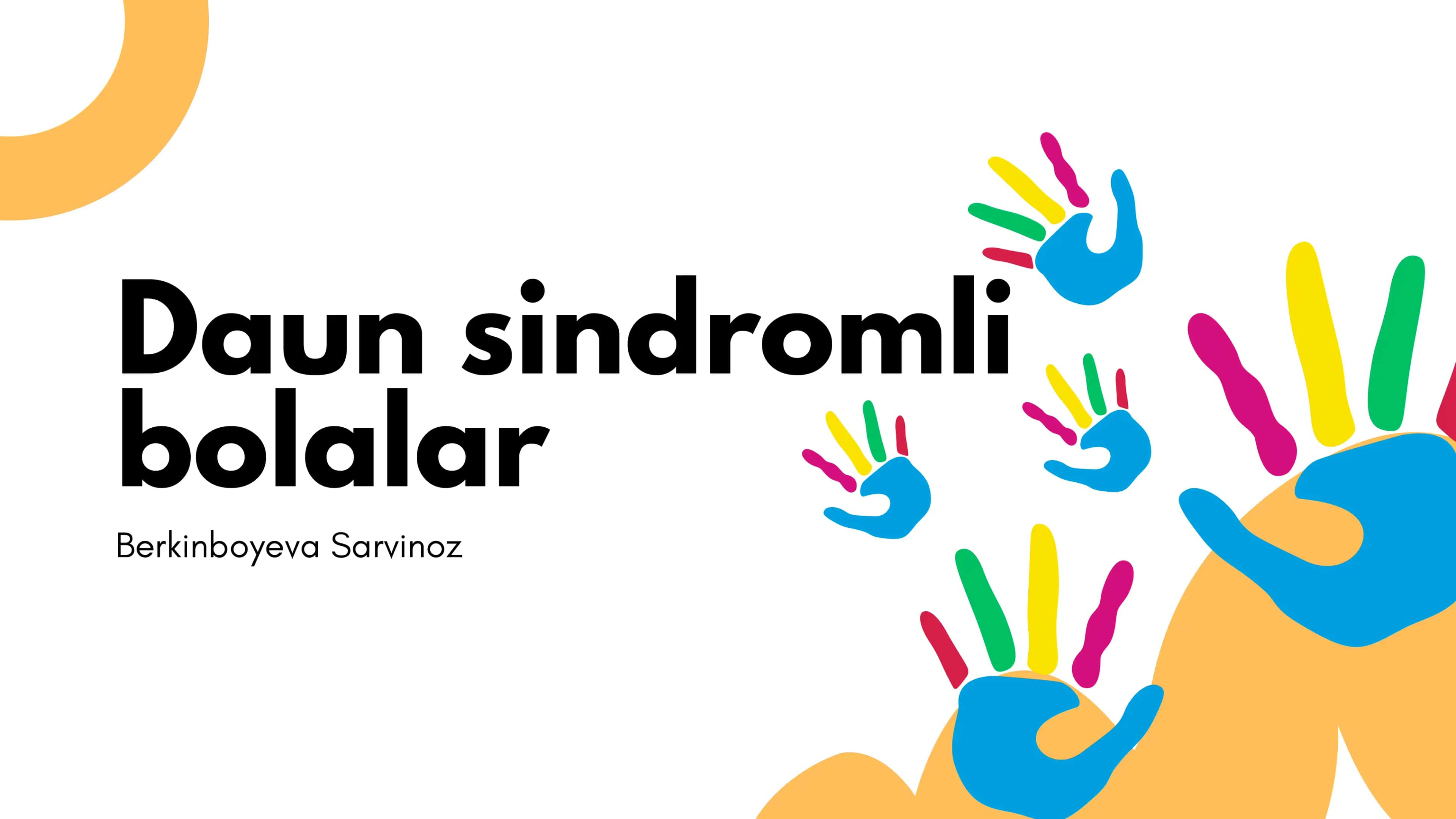 Daun sindromli bolalar 1