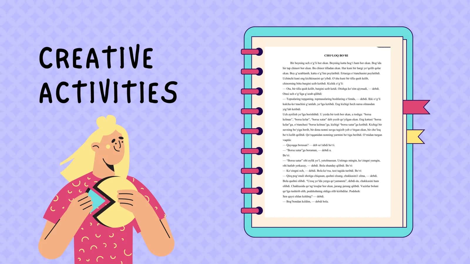 CREATIVE ACTIVITIES 1