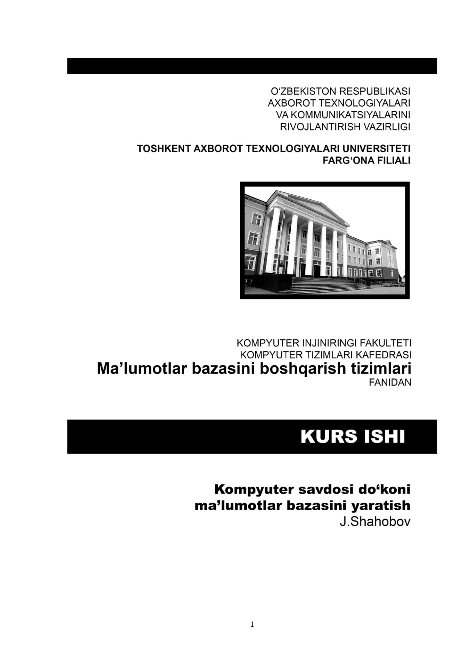 Microsoft Access dasturi 1