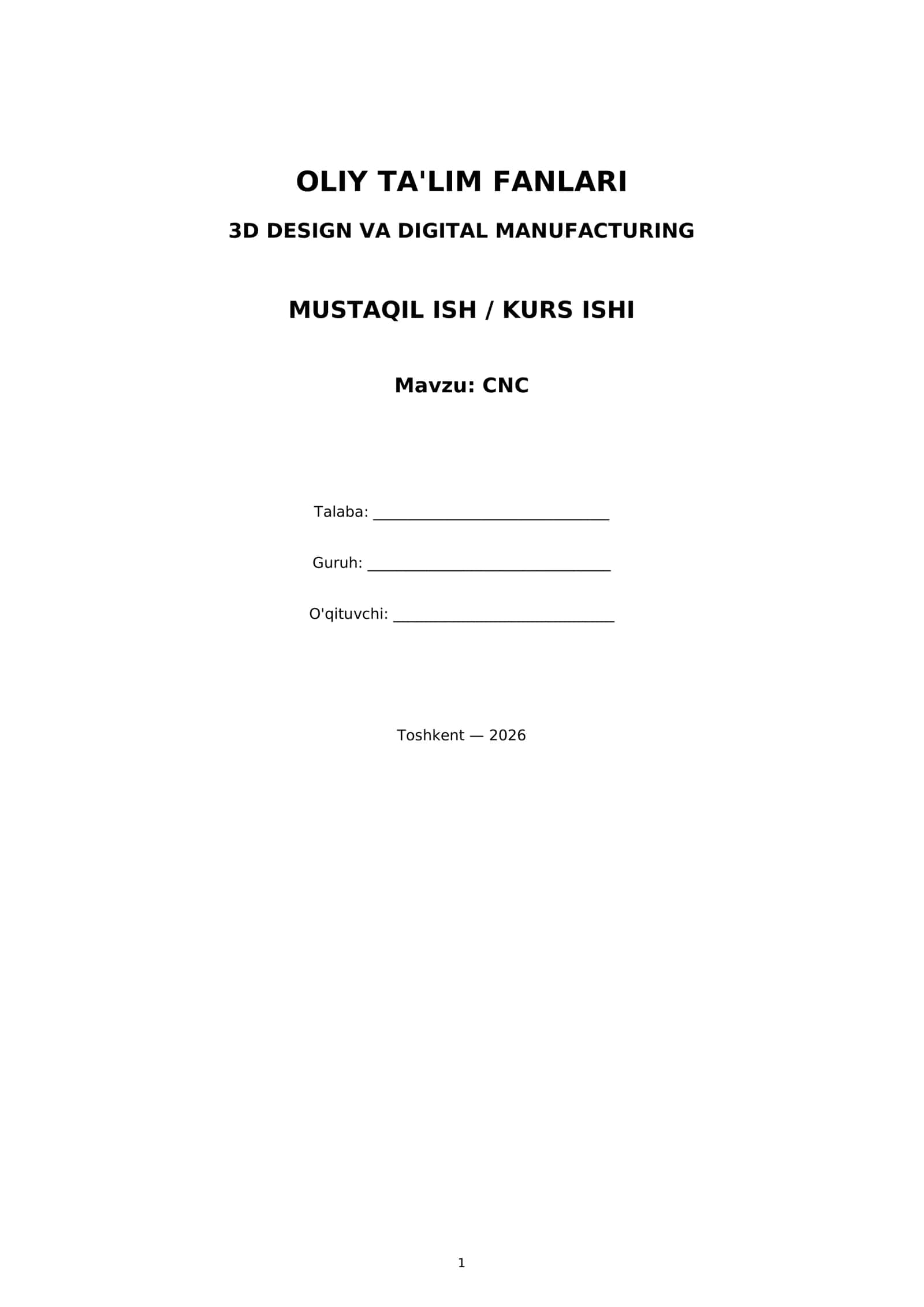CNC 1
