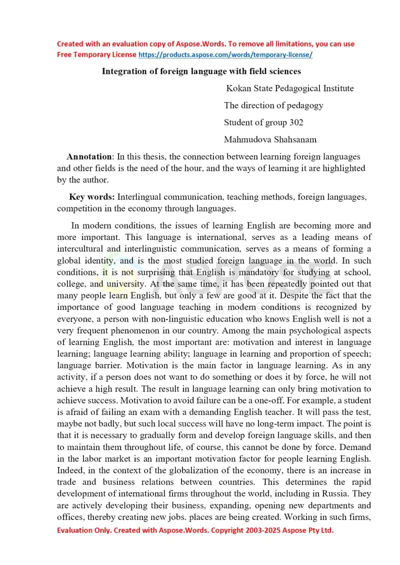 Pedagogikadan tezis 1