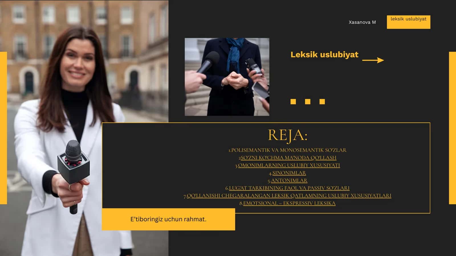 Leksik uslubiyat 1