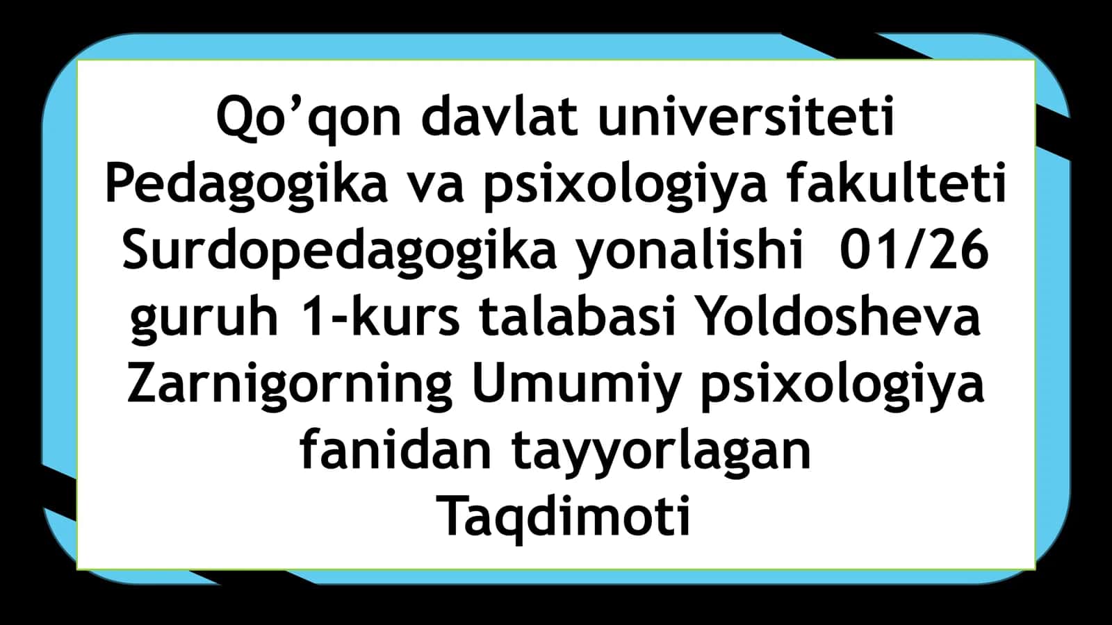 Qobiliyat 1
