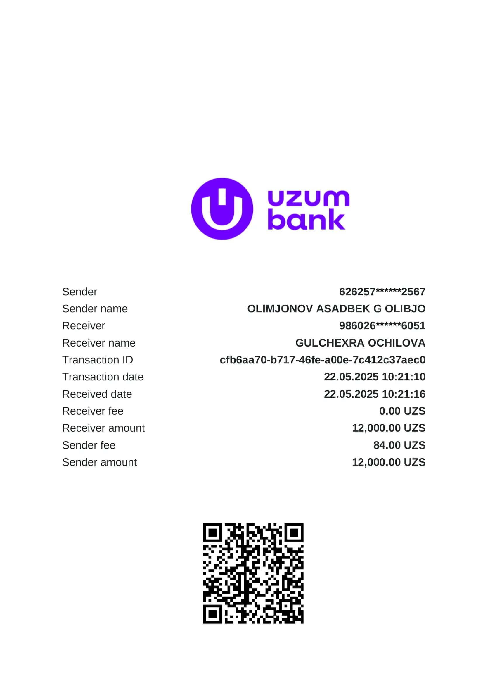 Transaction Details 1