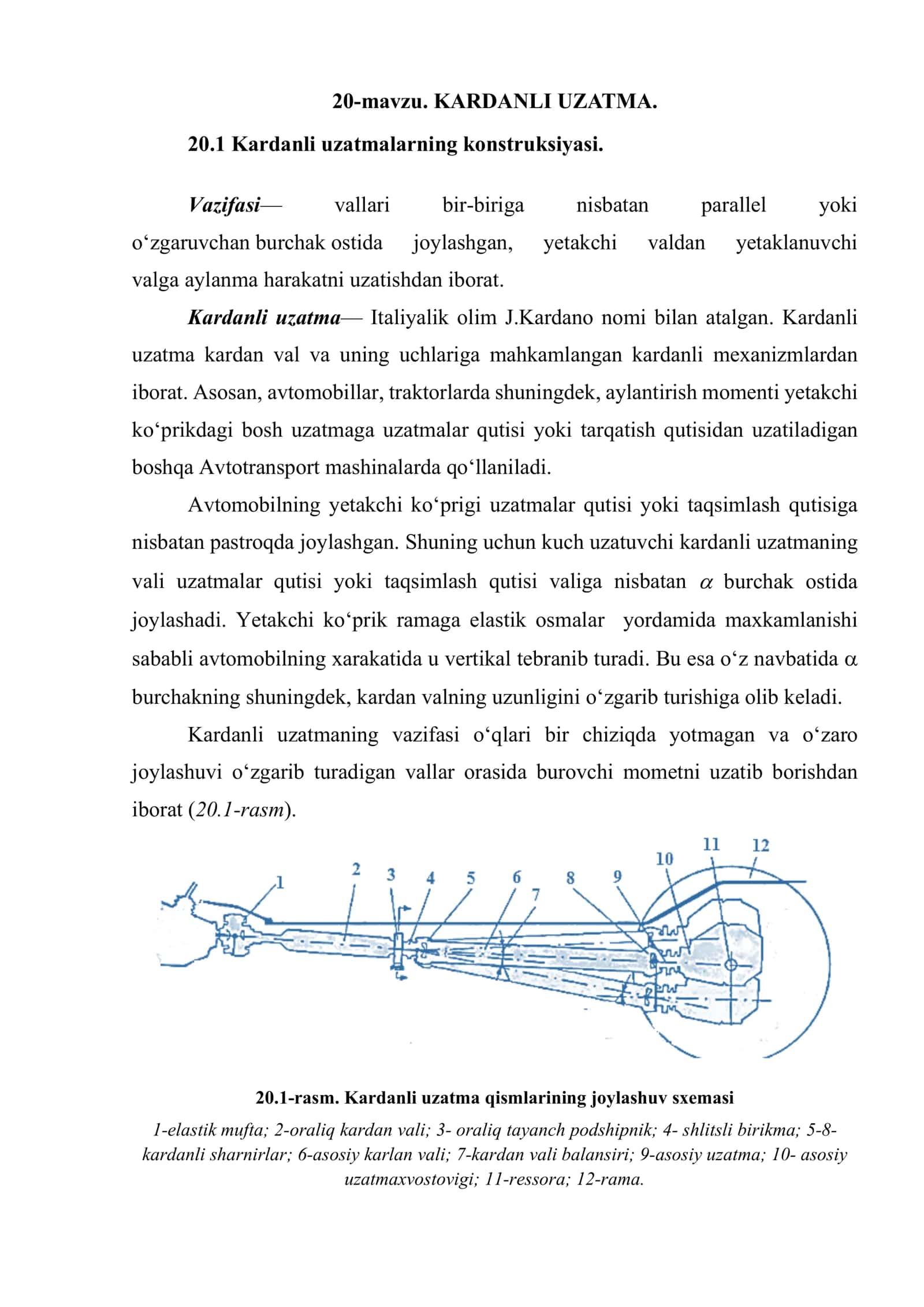 KARDANLI UZATMA 1