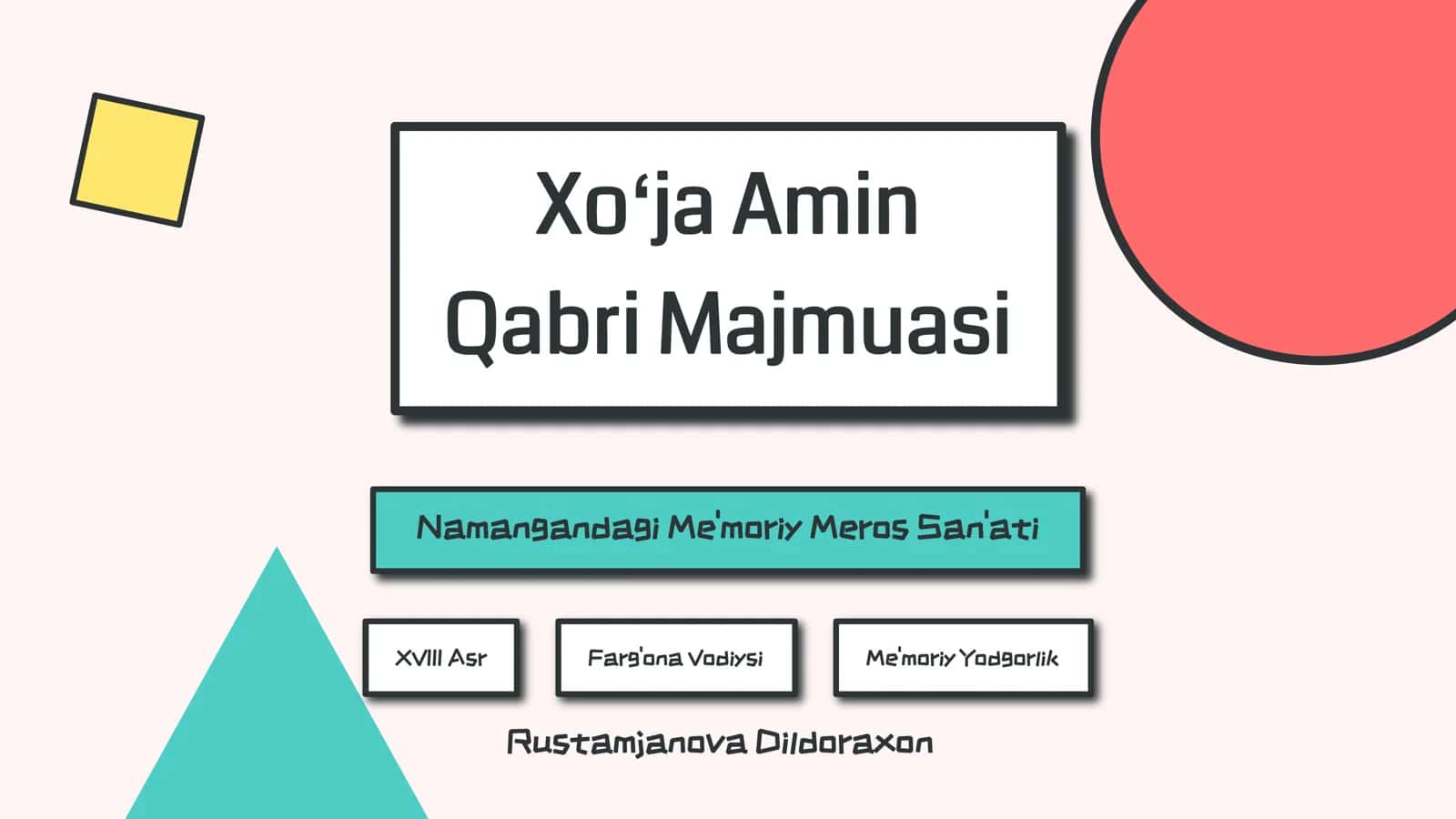 Xoʻja Amin Qabri Majmuasi 1