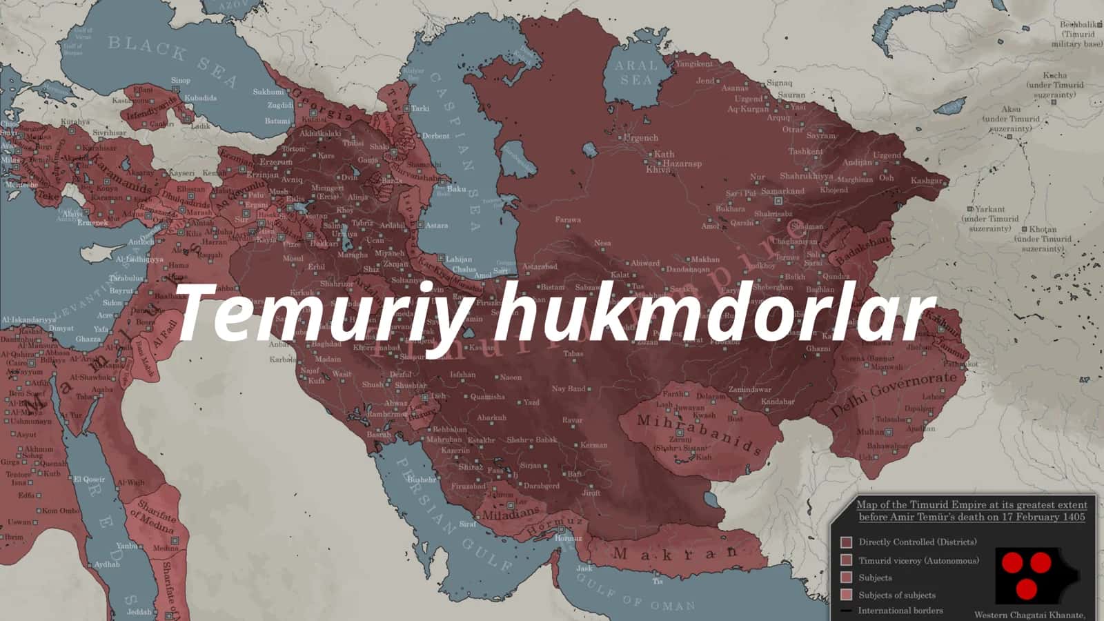 Temuriy hukmdorlar 1