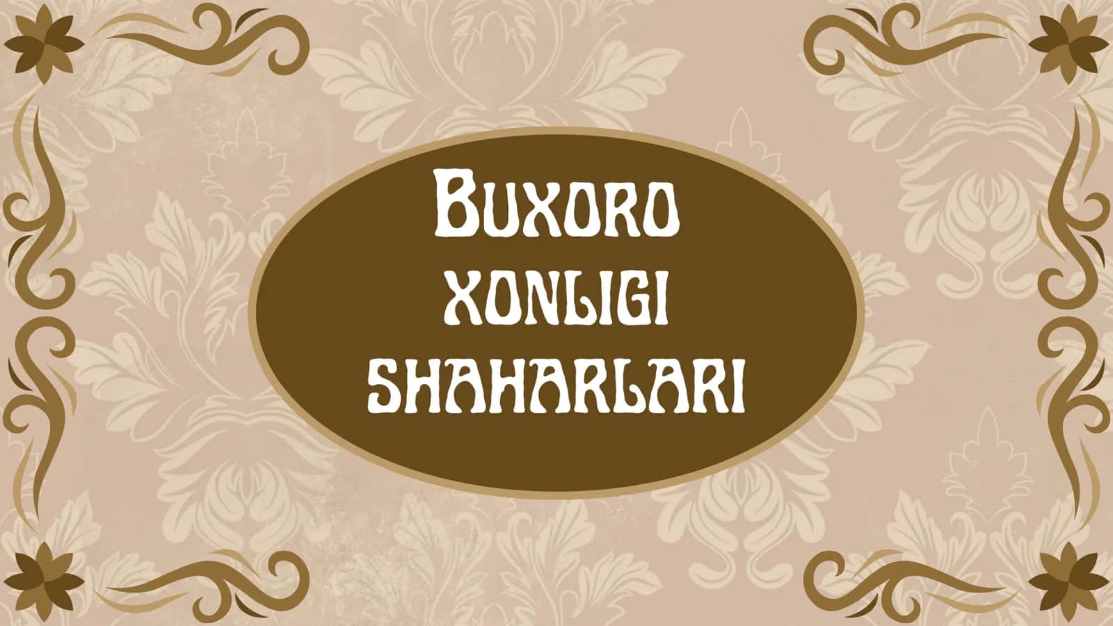 BUXORO XONLIGI SHAHARLARINING UMUMIY STRUKTURASI 1