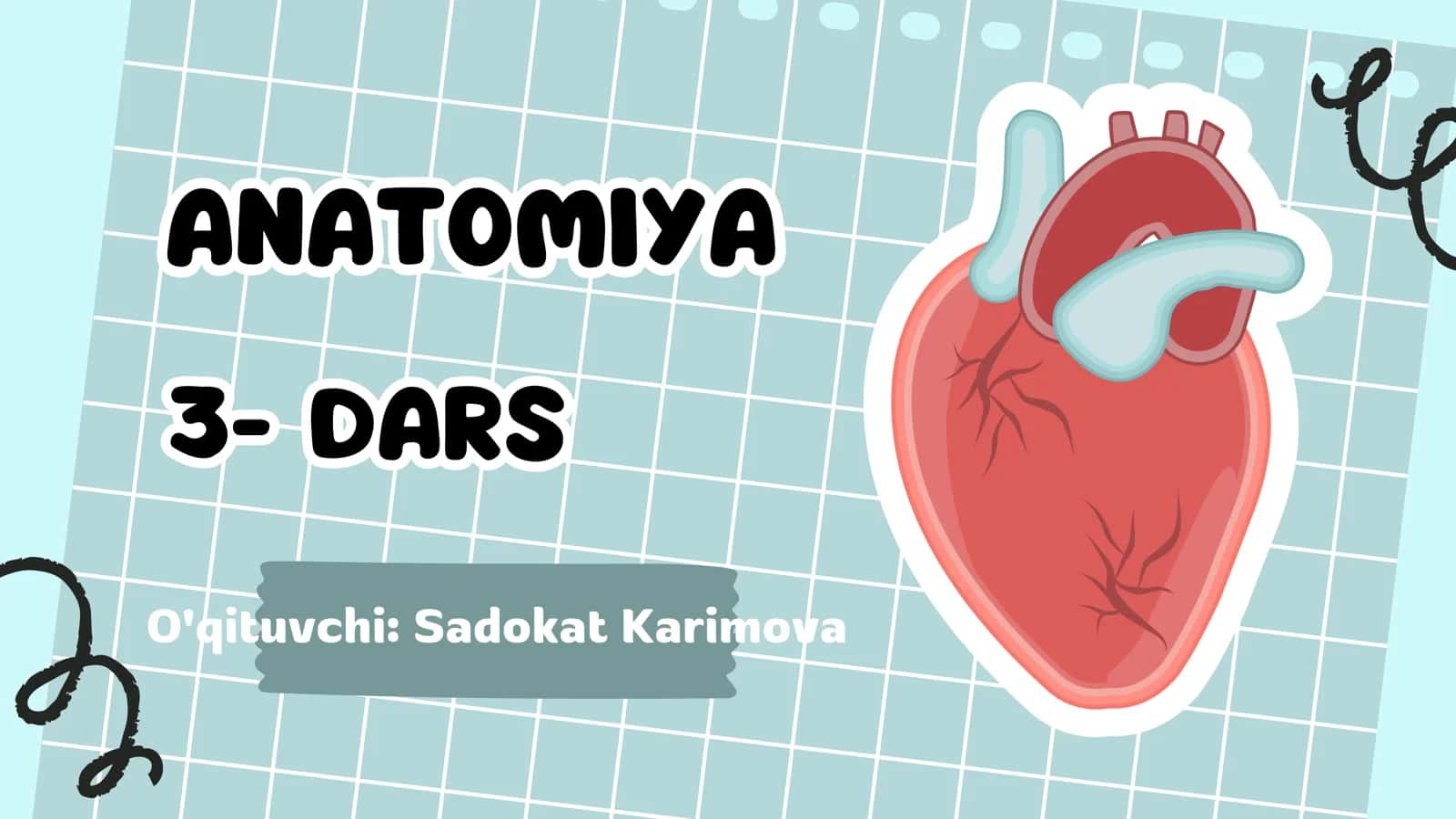 ANATOMIYA 3- DARS 1