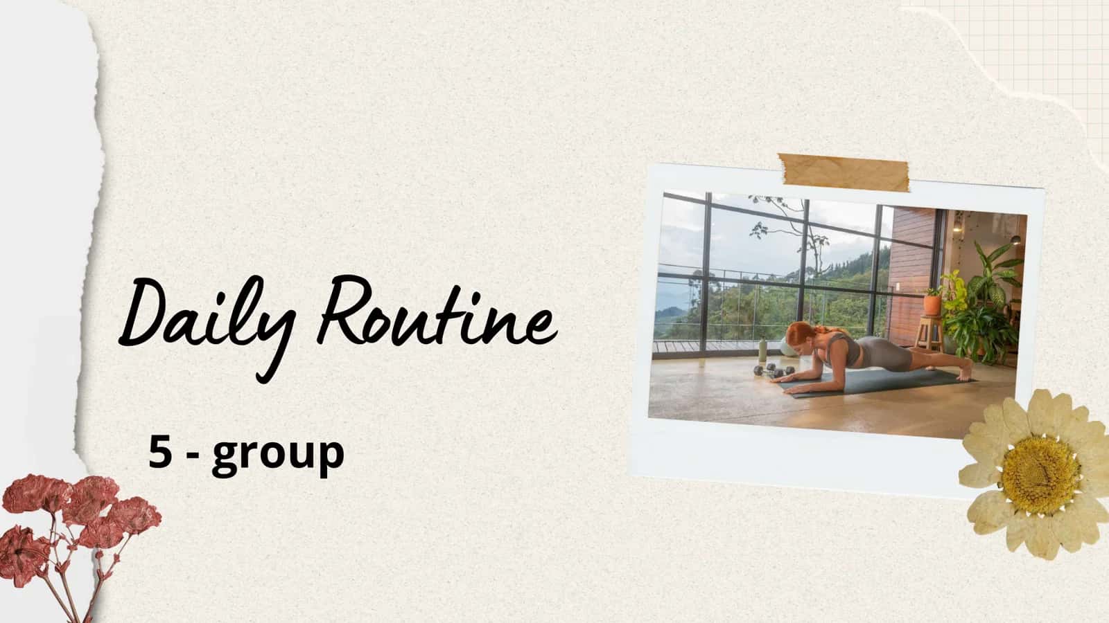 Daily Routine Lesson Plan 1