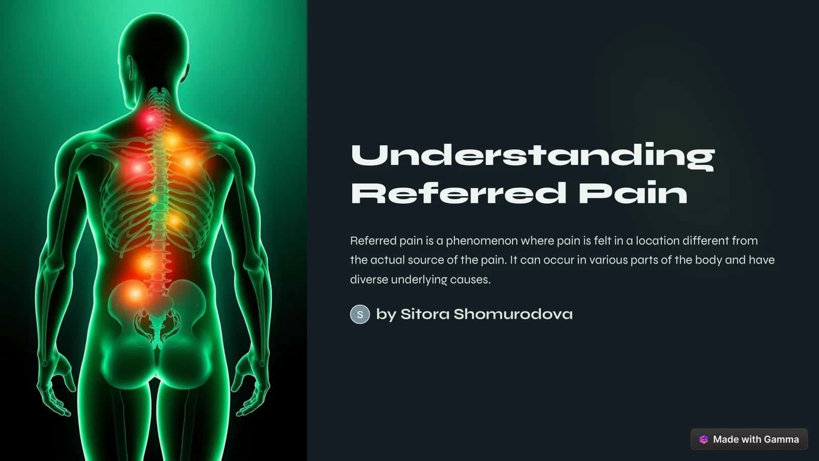 Referred Pain 1