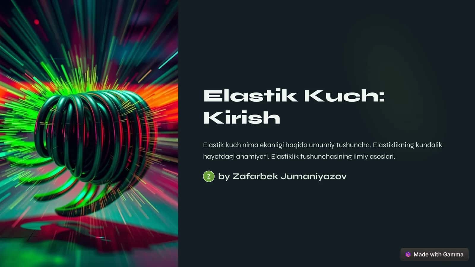 Elastik Kuch 1