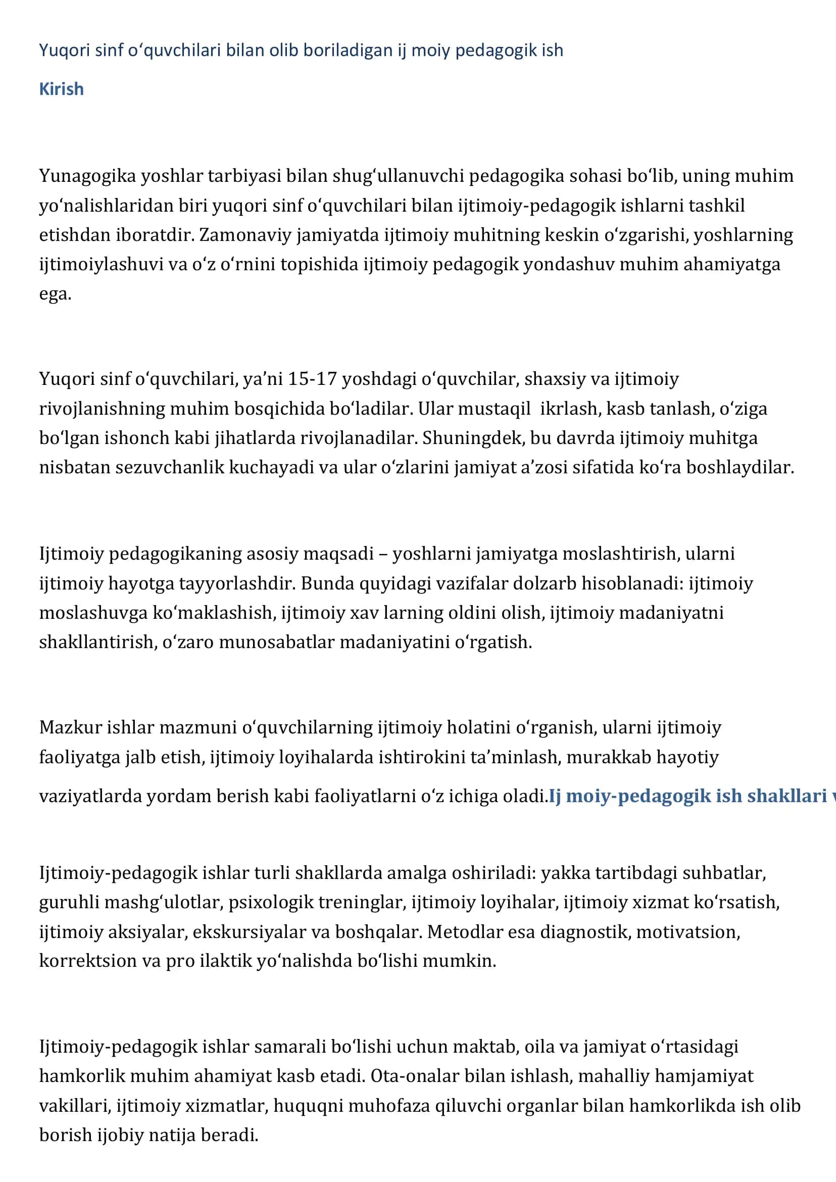 Ijmoiy pedagogik ish 1