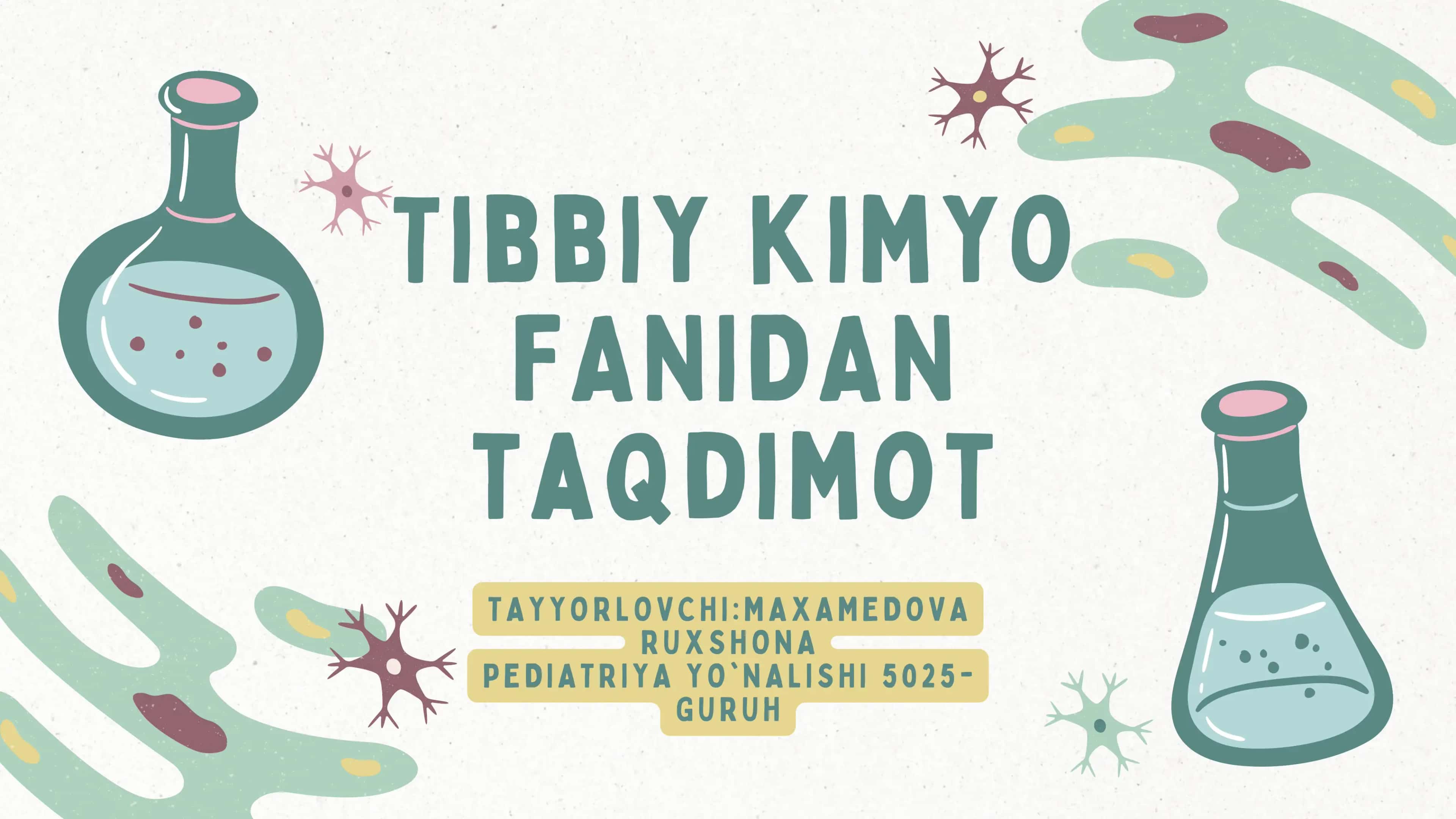 Tibbiy kimyo 1