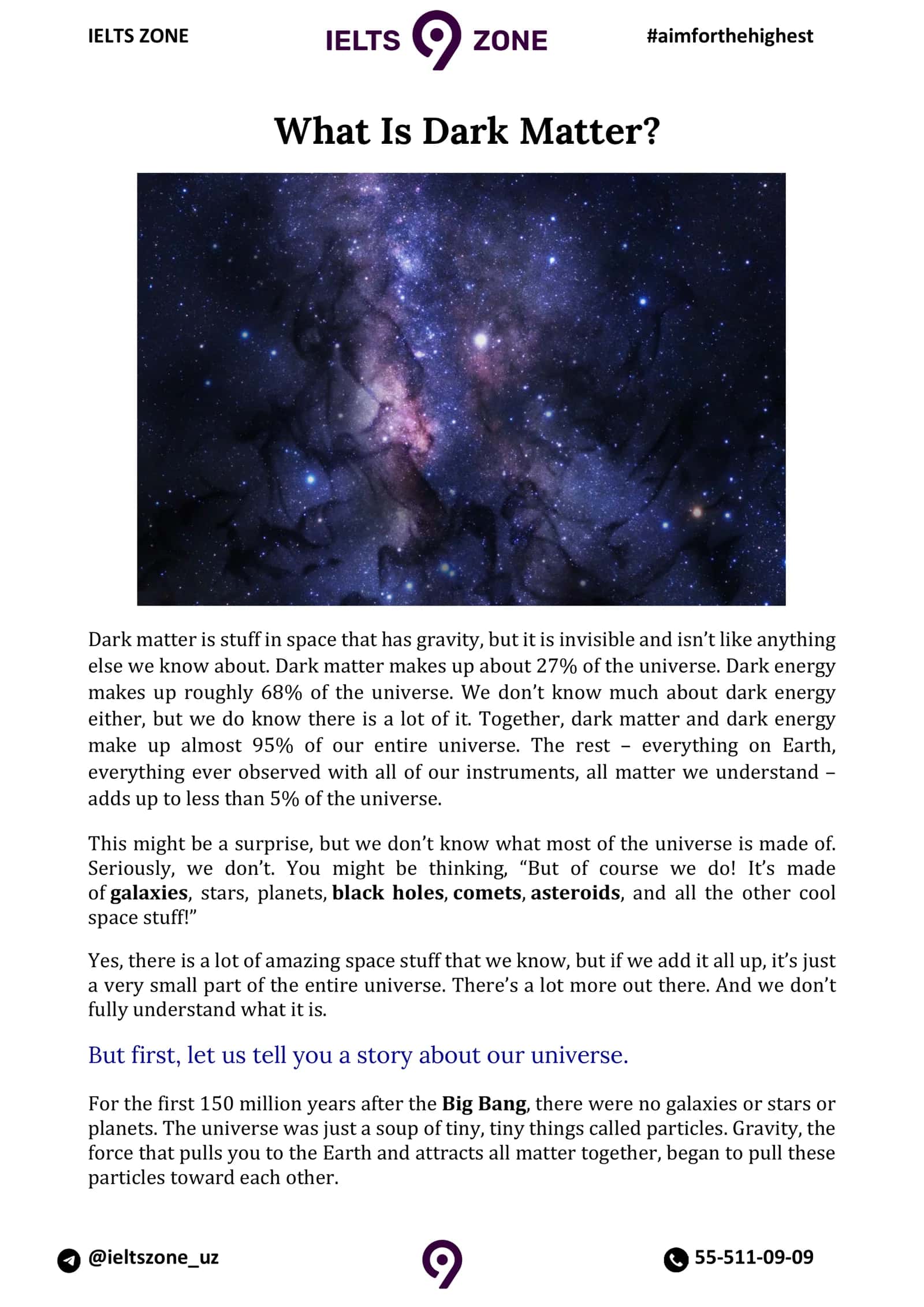 What Is Dark Matter? 1
