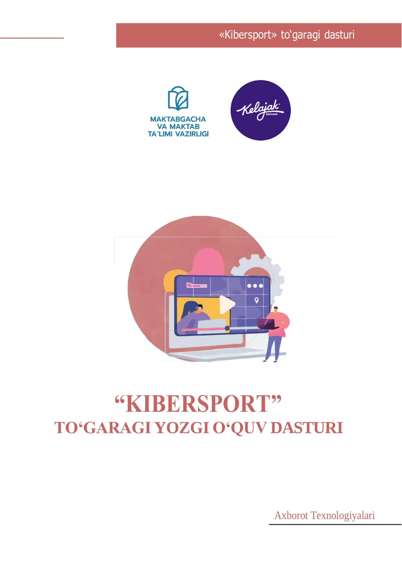 «Kibersport» to‘garagi dasturi 1