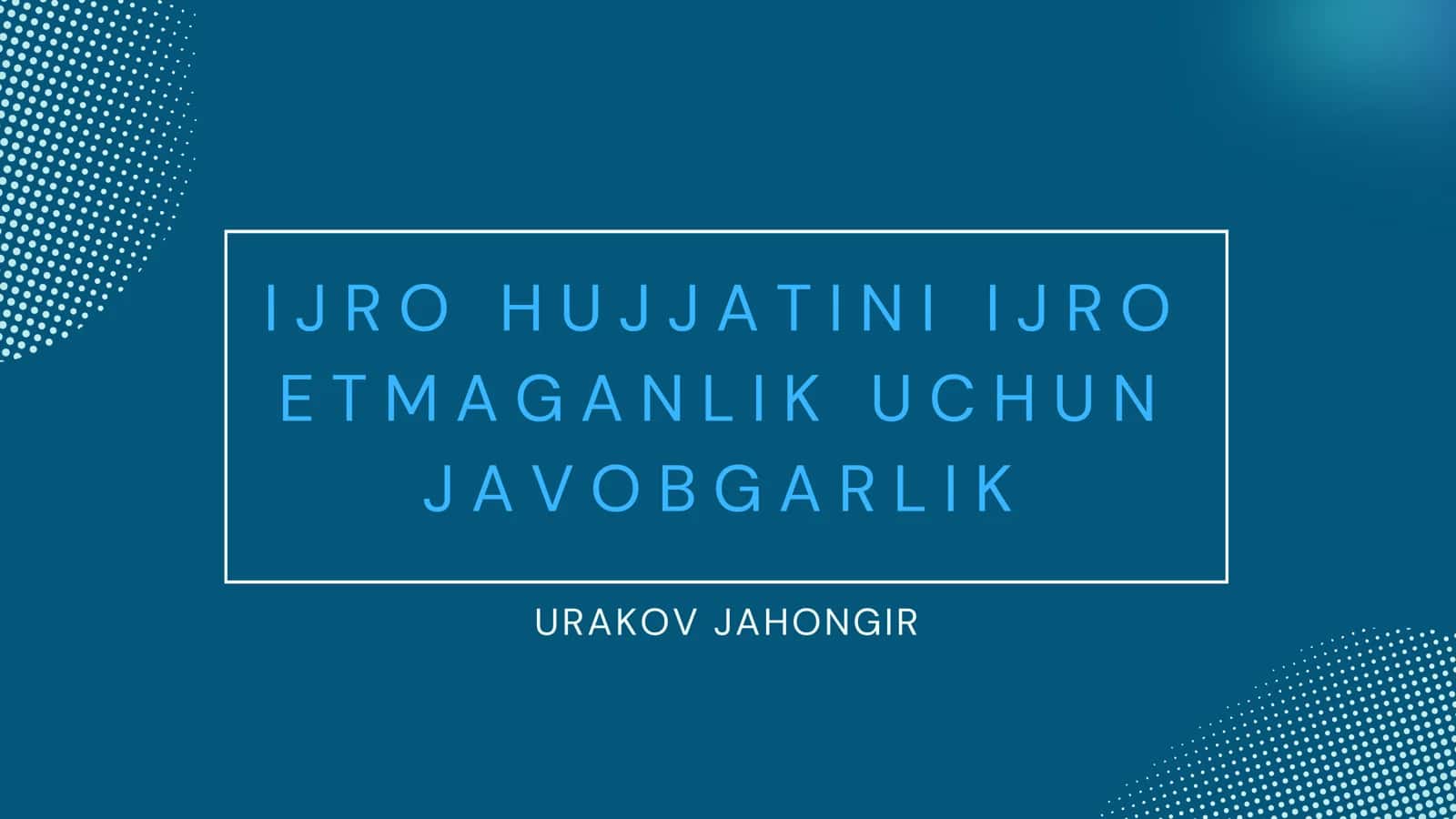 IJRO HUJJATINI 1