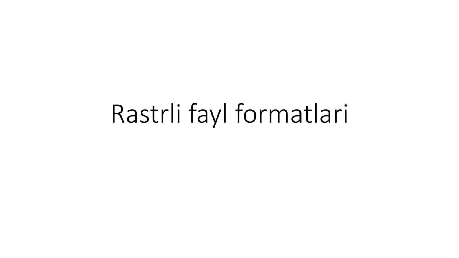 GIF tasvir formati (Grafik almashinuvi formati) 1
