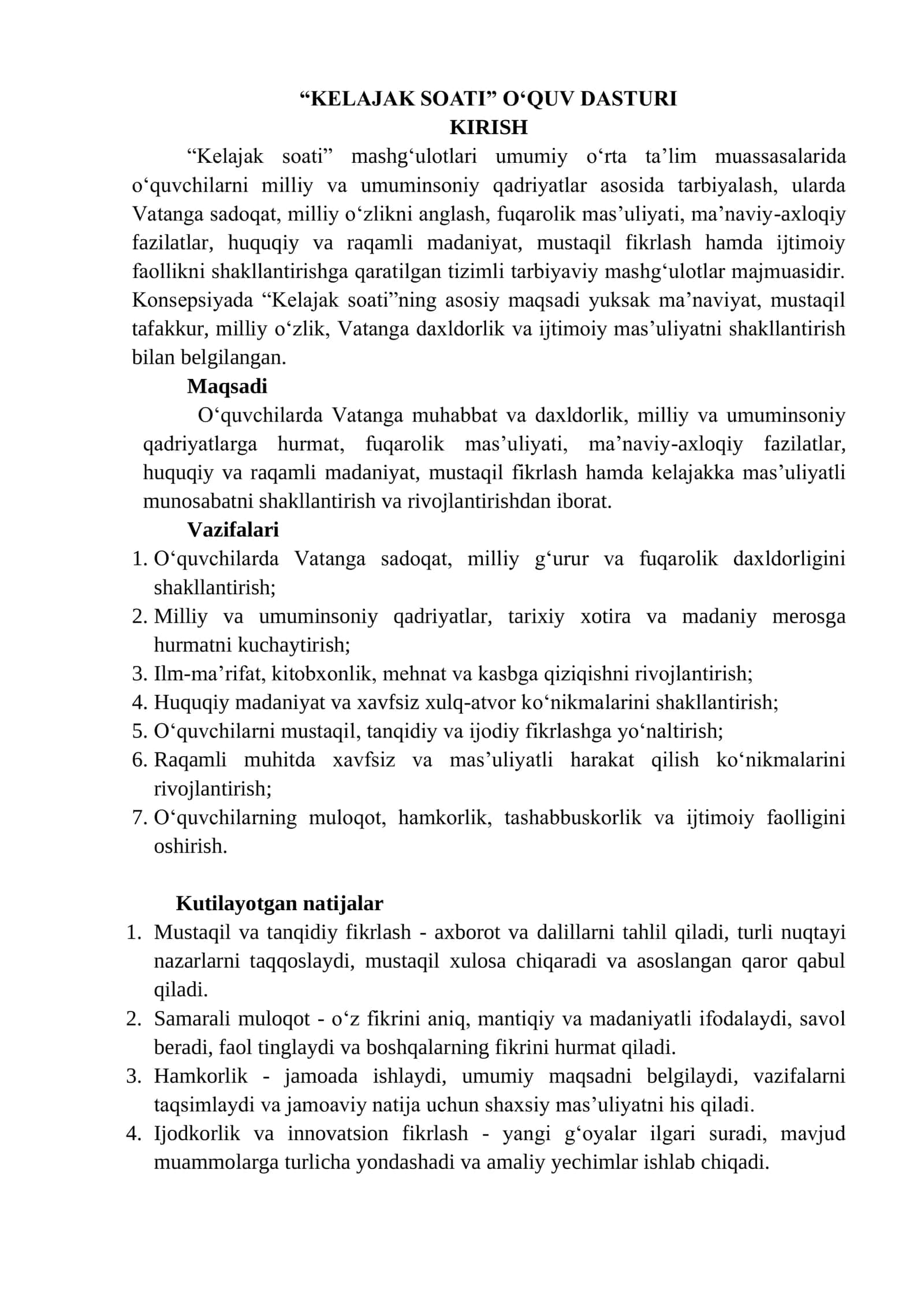 KELAJAK SOATI 1