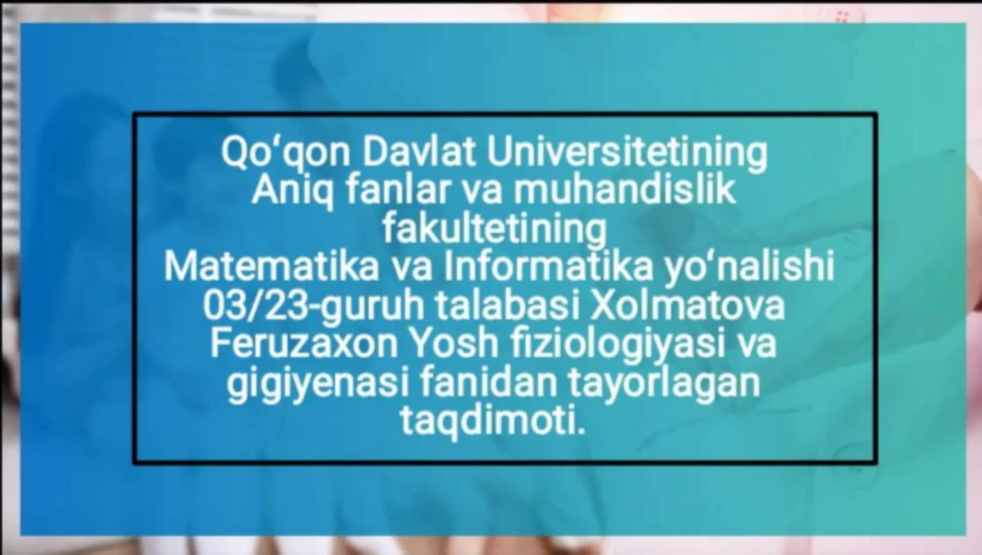 Yaqindan koʻrish va uni oldini olish 1