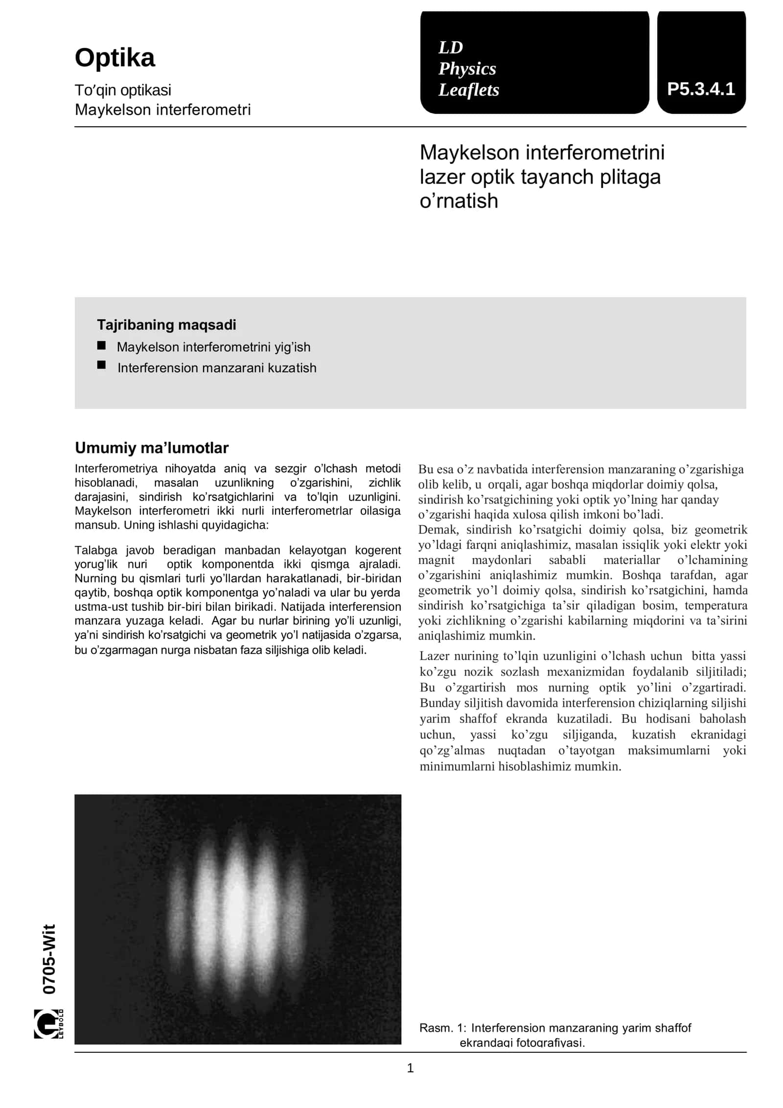 Optika 1