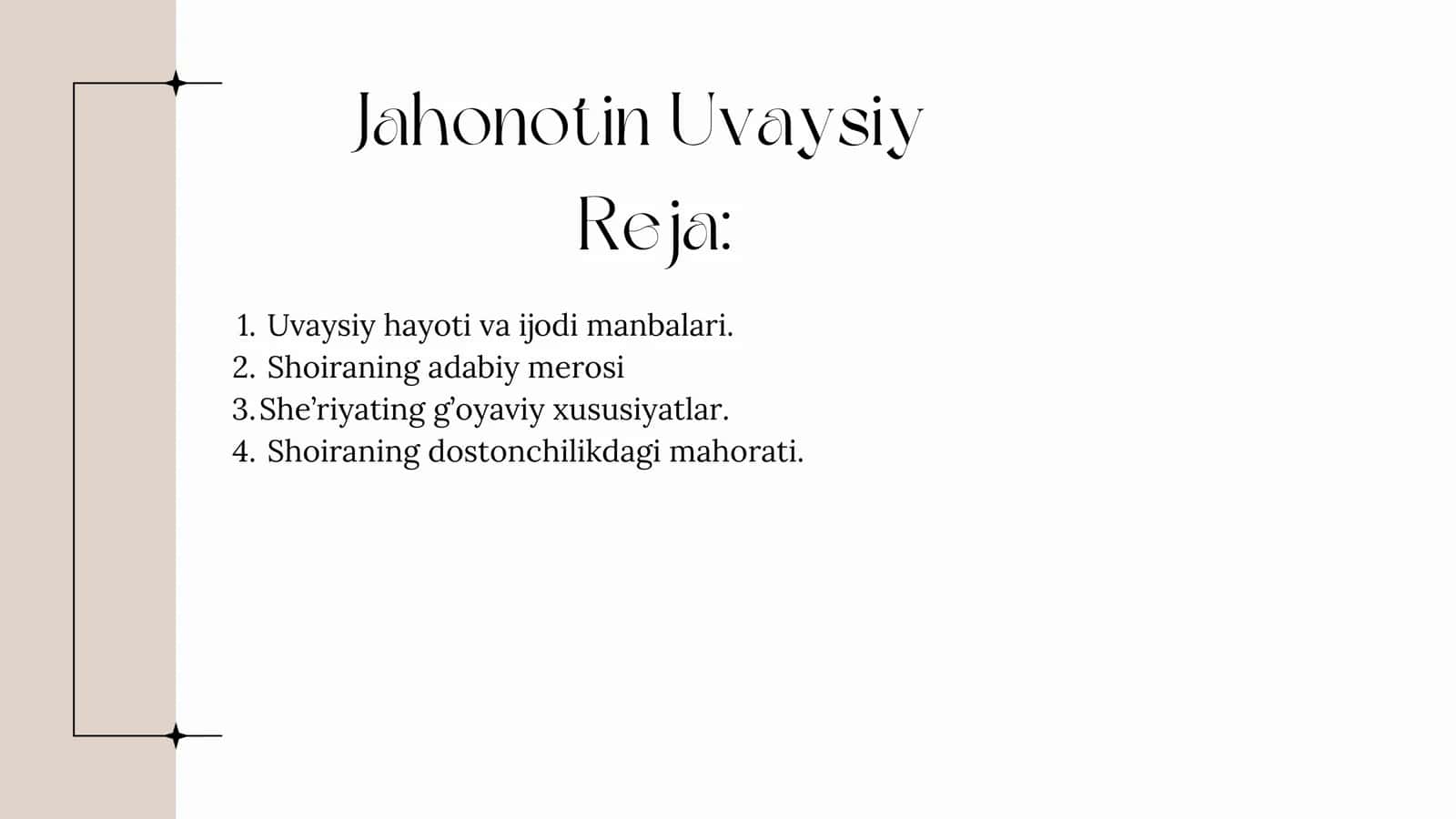 Jahon otin Uvaysiy 1