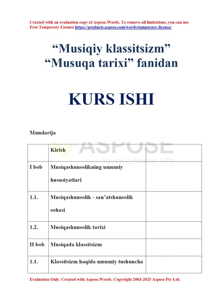 Musiqiy klassitsizm 1