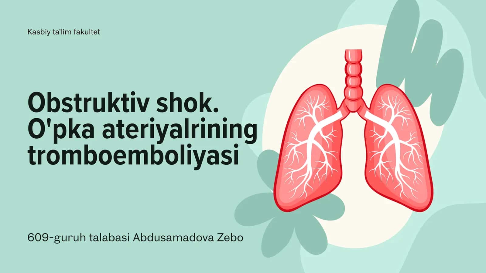 Obstruktiv shok 1
