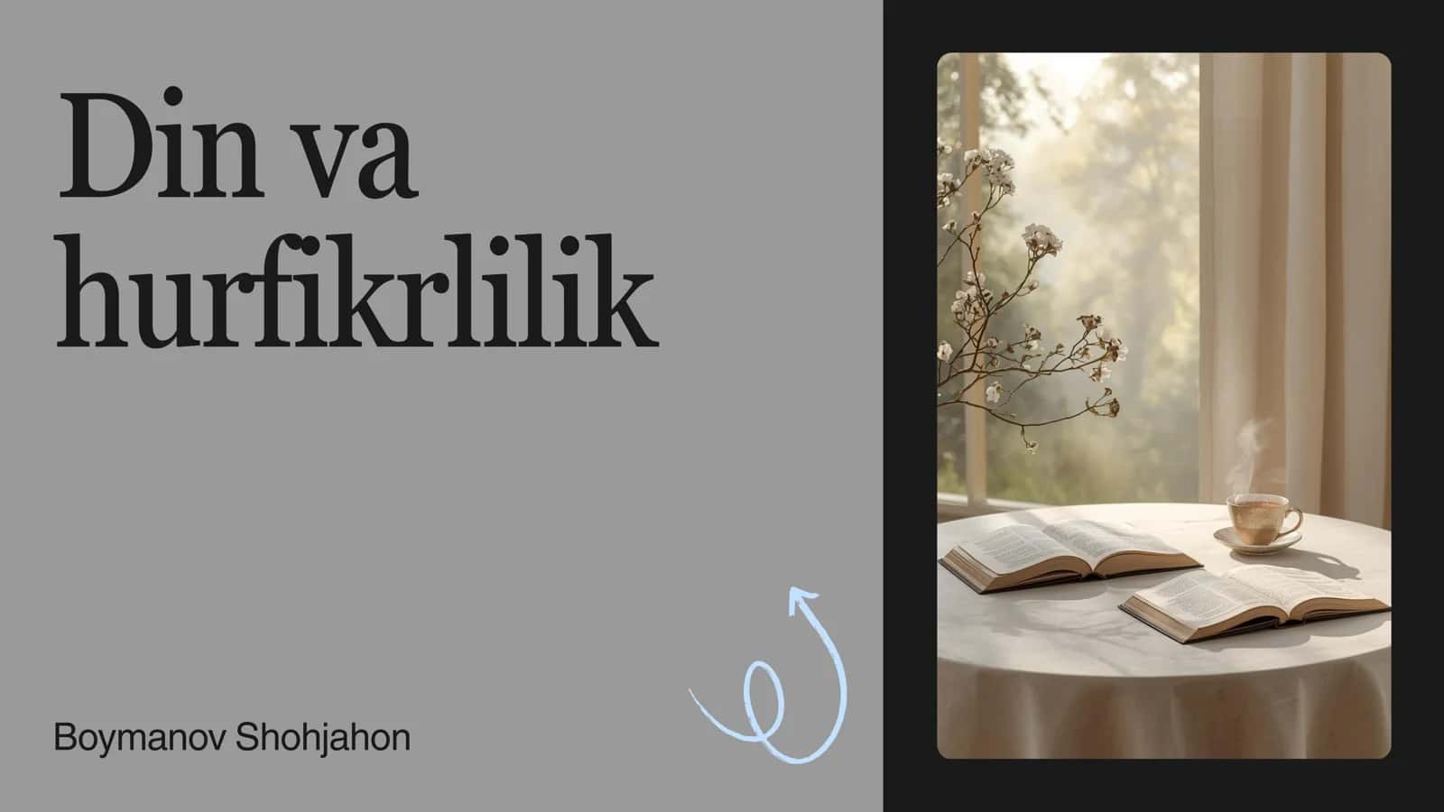 Din va hurfikrlilik 1
